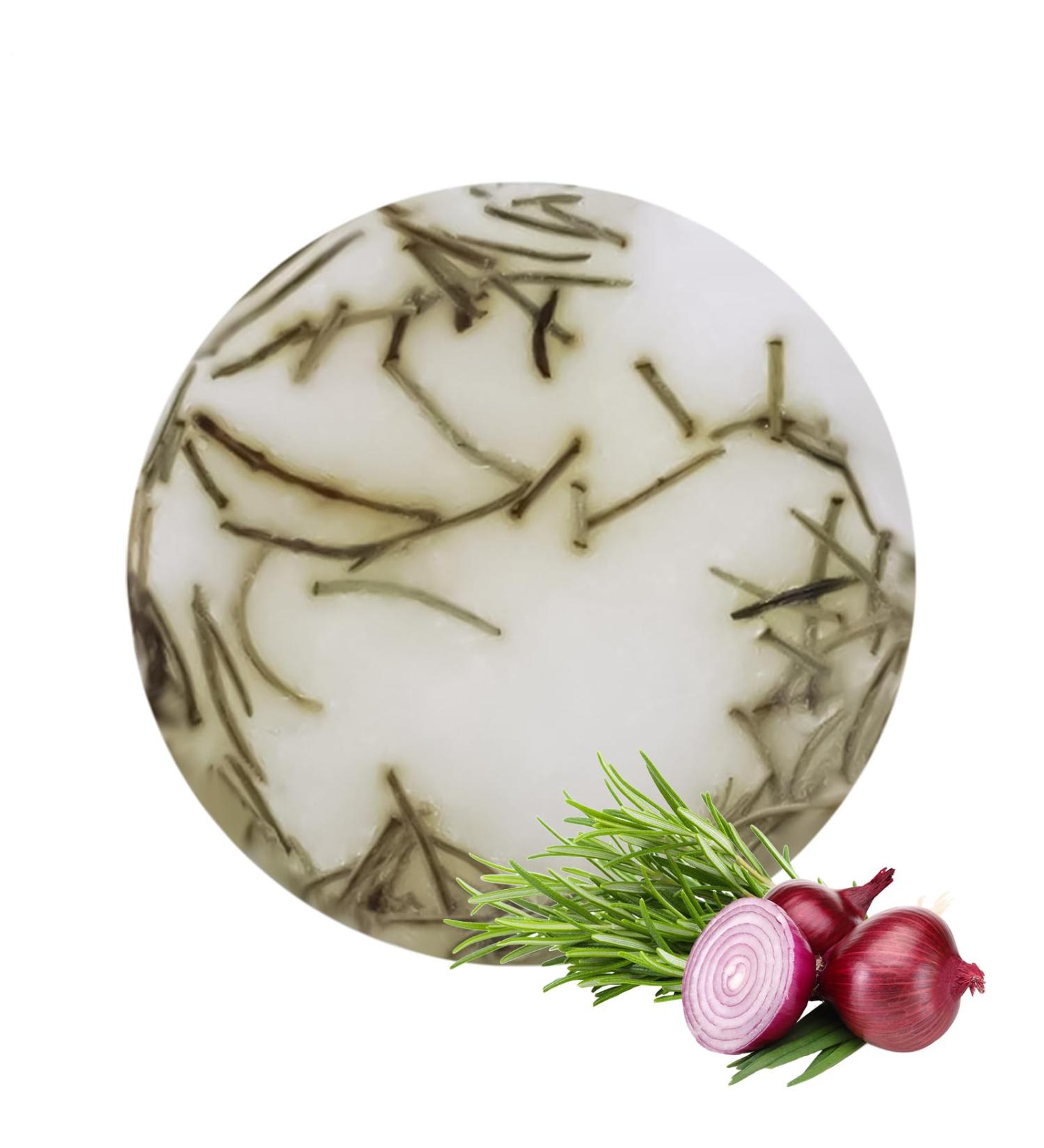 Hair soap hair shampoo rosemary onion shampoo deep cleansing scalp for all hair types 100 g - Buy Online on GoSupps.com