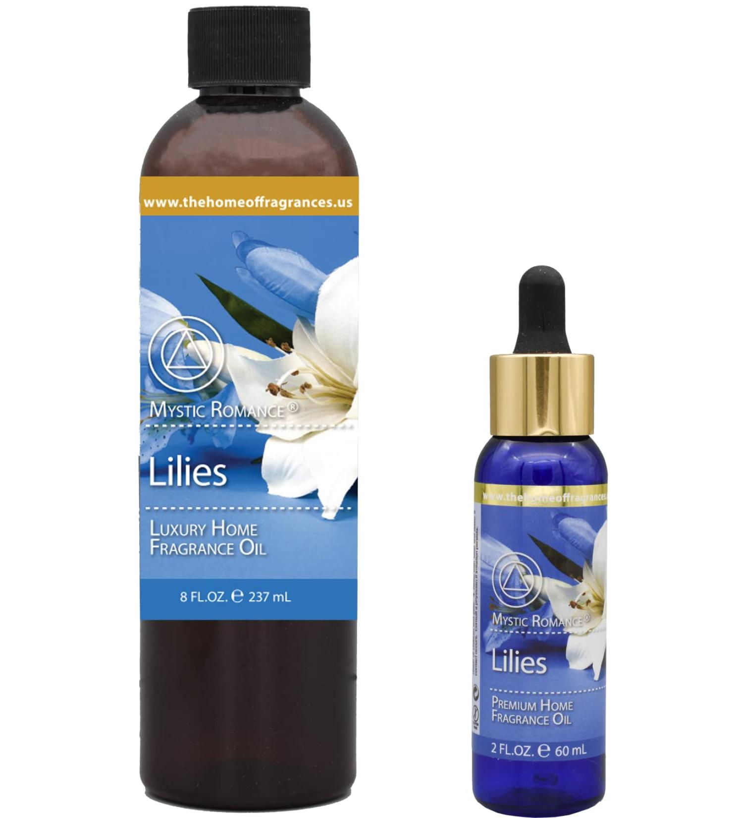 The Home of Fragrances - Set of 2 Bottles of Fragrance Oils - 2oz & 8oz (Lilys)