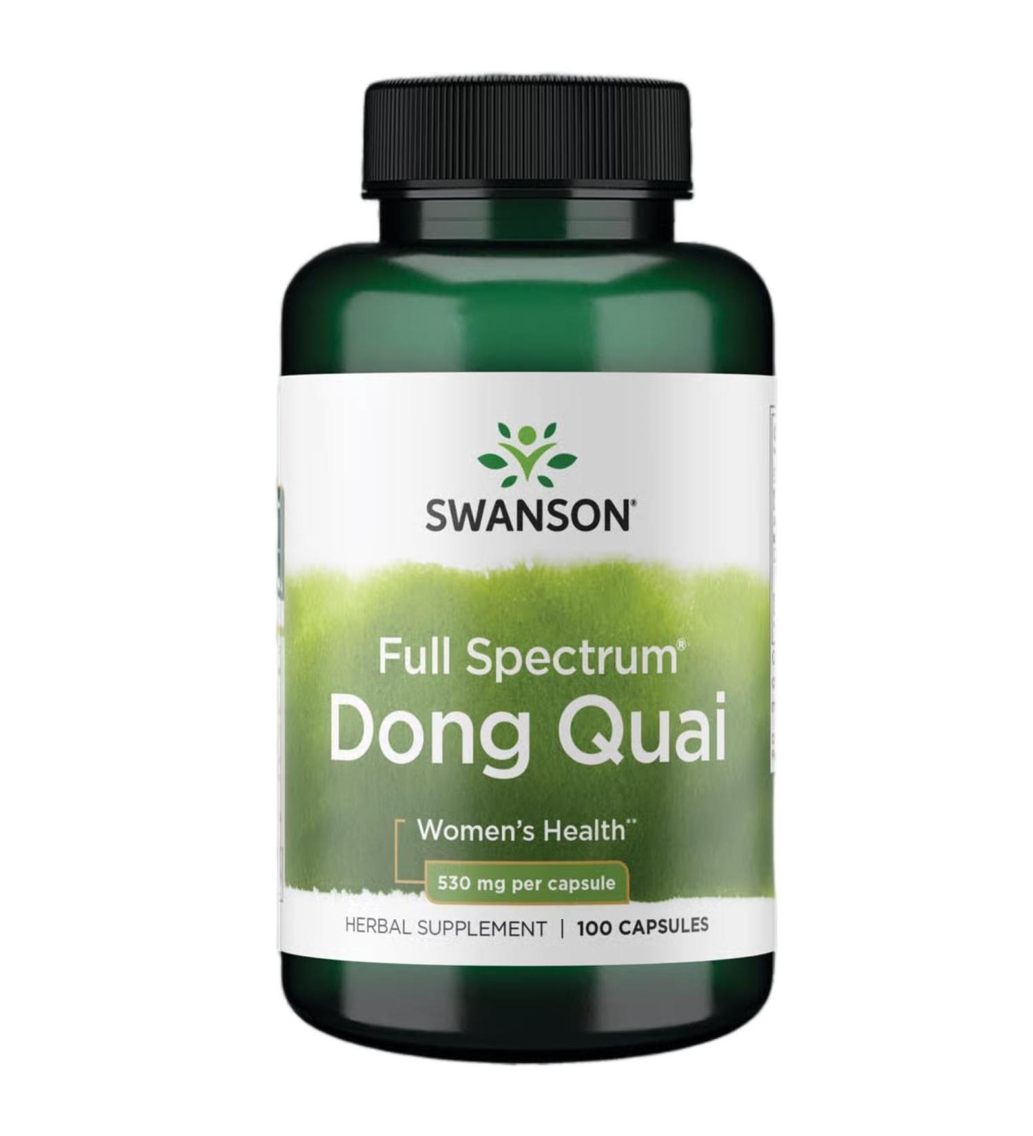 Swanson Dong Quai 530 Milligrams 100 Capsules - Buy Online on GoSupps.com