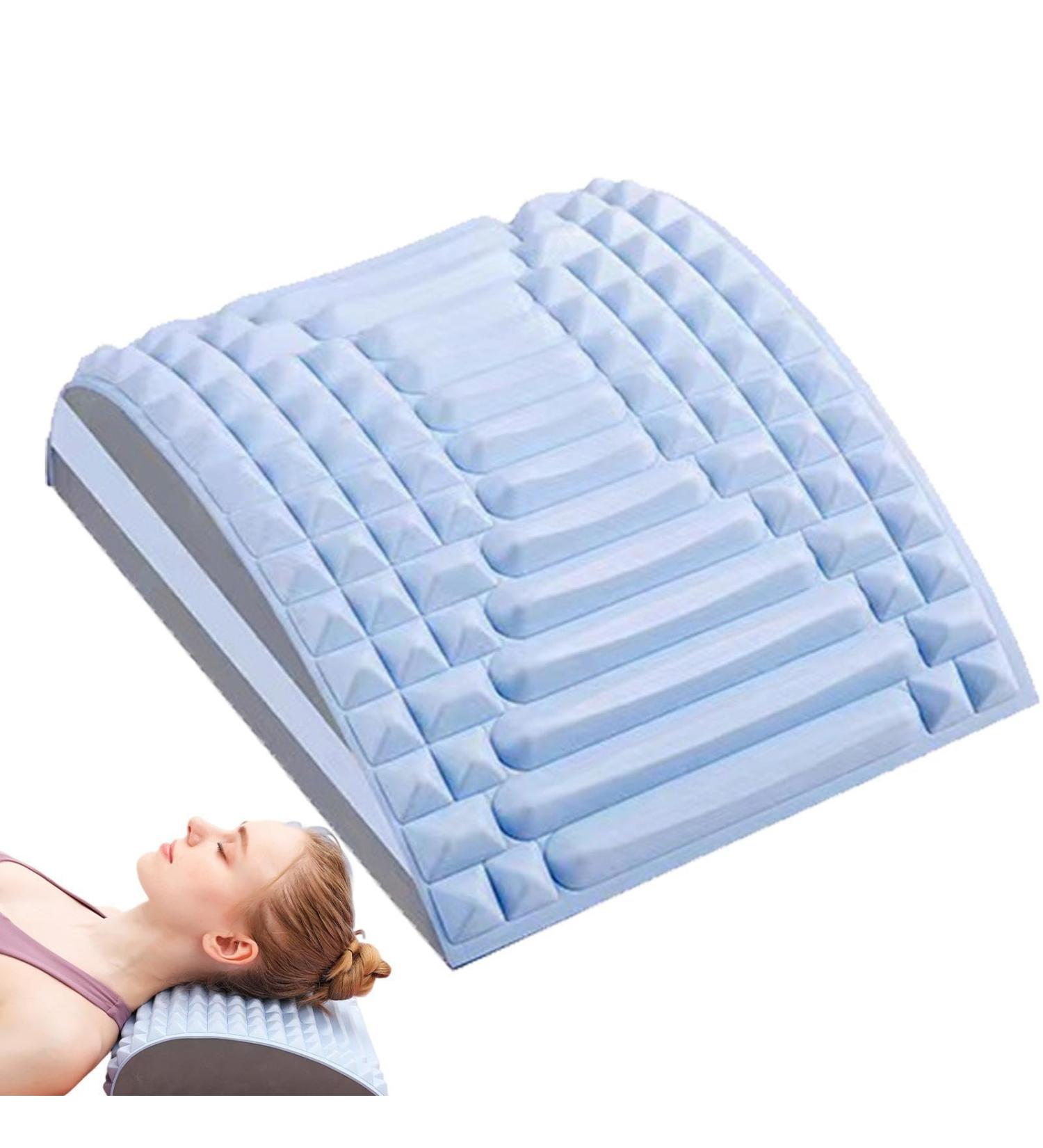 Neck and Back Extensor Device | Cervical Traction & Posture Support | Neck Shoulder & Chronic Lordosis Relief - Blue - Buy Online on GoSupps.com