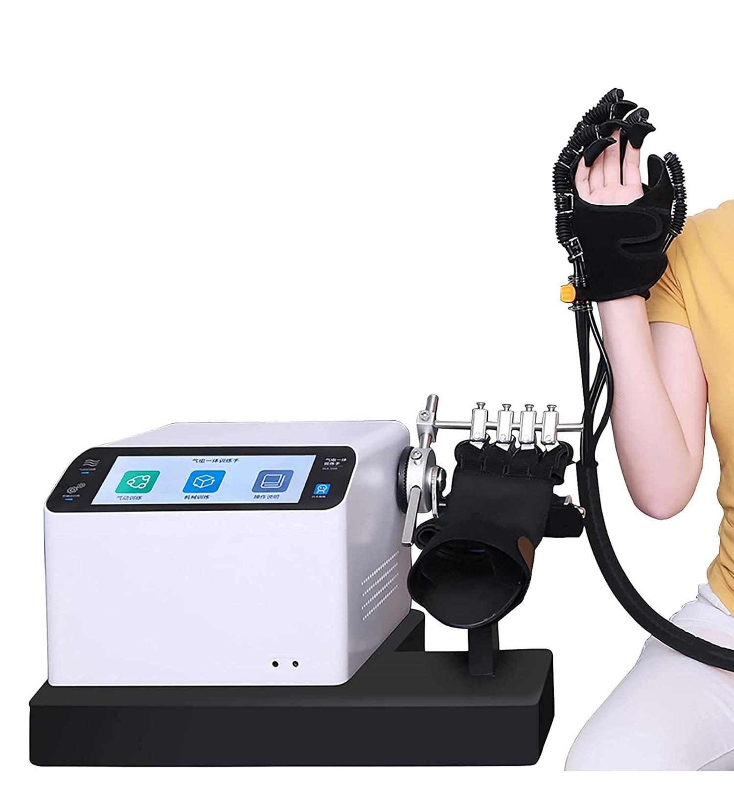 ZZBB Rehab Equipment Finger Gloves Finger Training Rehabilitative Orthoses Soft Resting Hand Splint for Flexion Contracture right Medium
