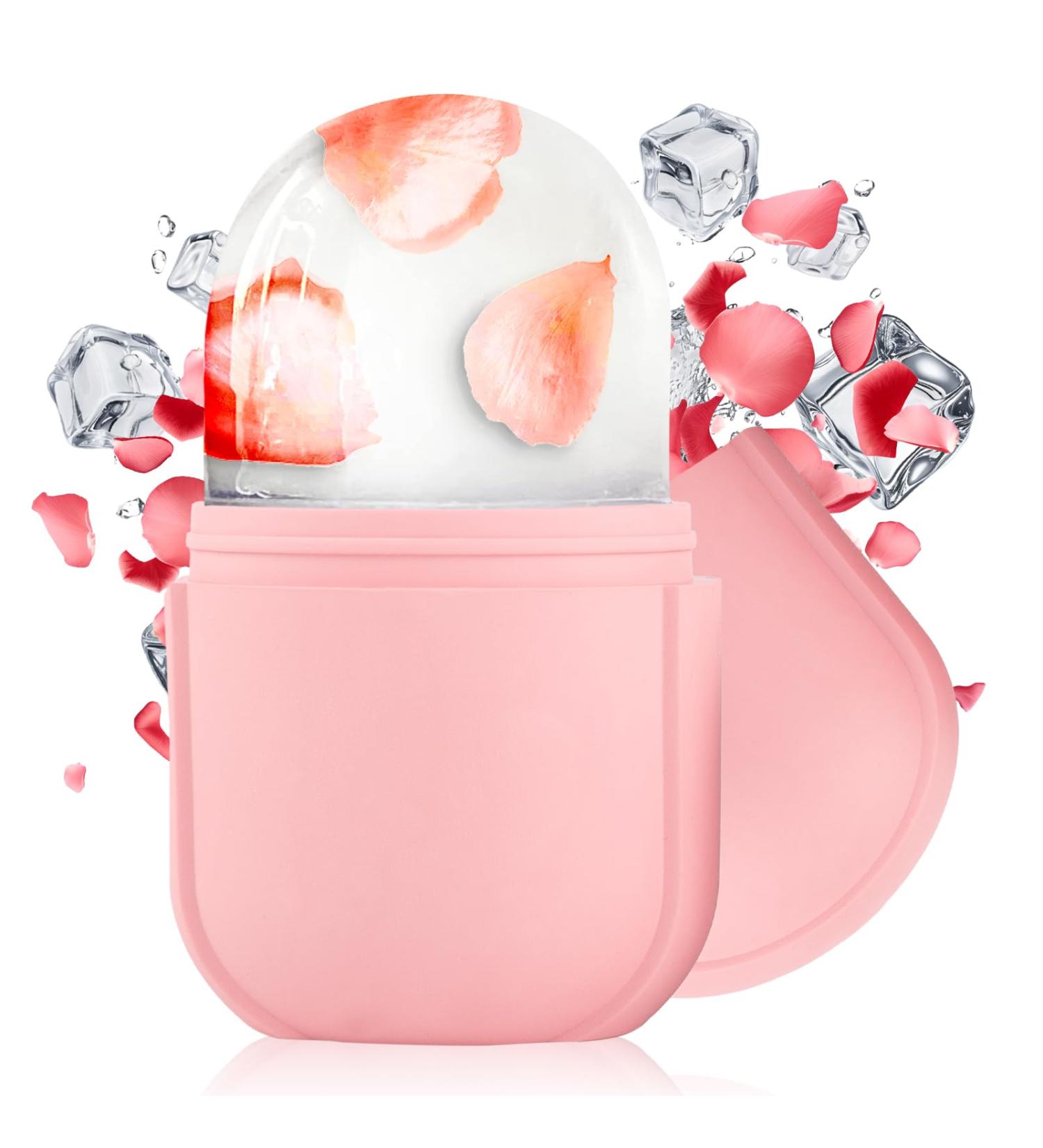 Buy Ice Face Roller Massager - Reusable Silicone Mold for Natural Skin Care De-Puffing Eye Bags & Reducing Migraine Pain | International Shipping Available - Buy Online on GoSupps.com