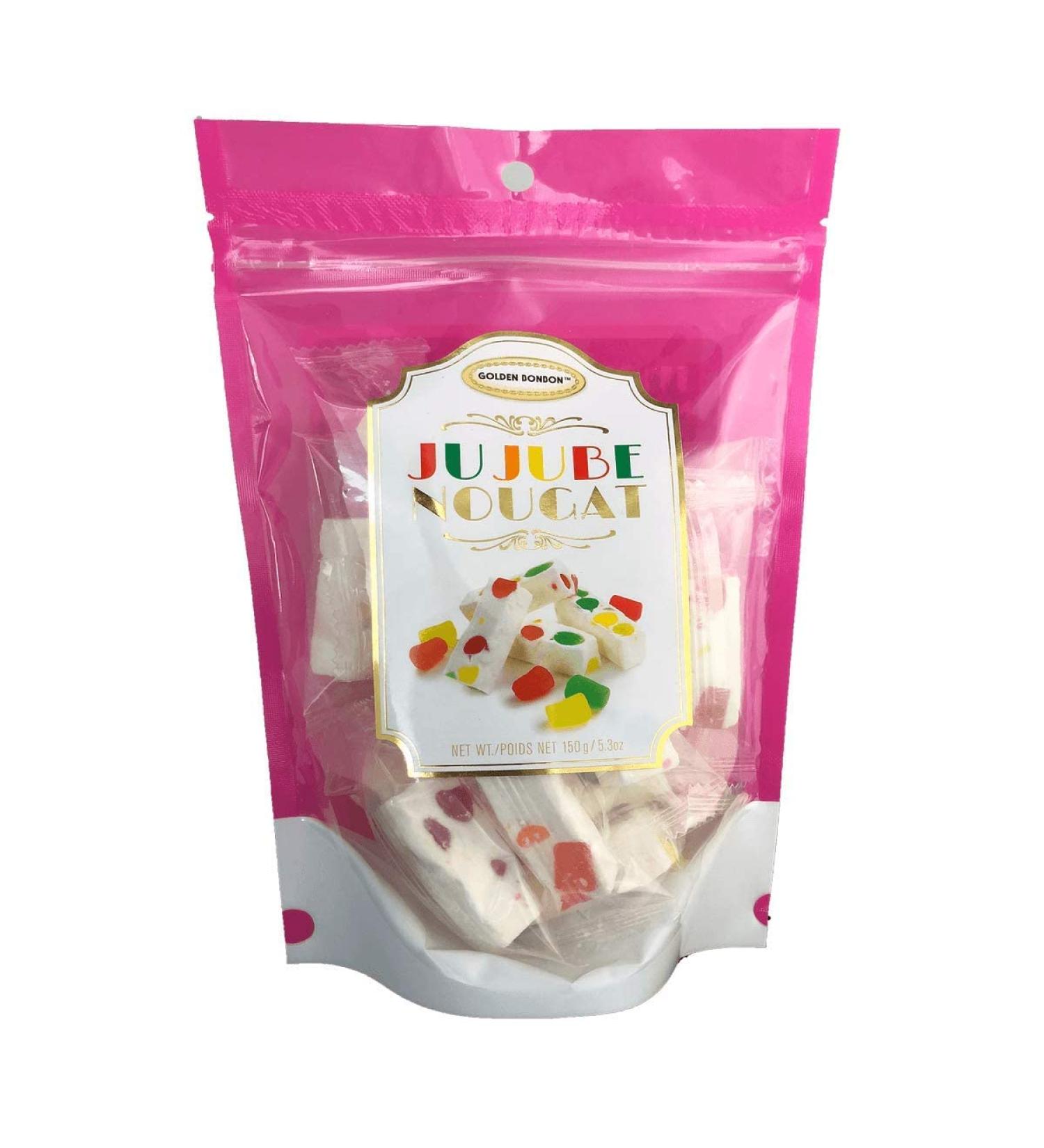 Jujube Nougat Italian Chewy Candy Pouch 6oz - Authentic Italian Sweet Treat - Buy Online on GoSupps.com