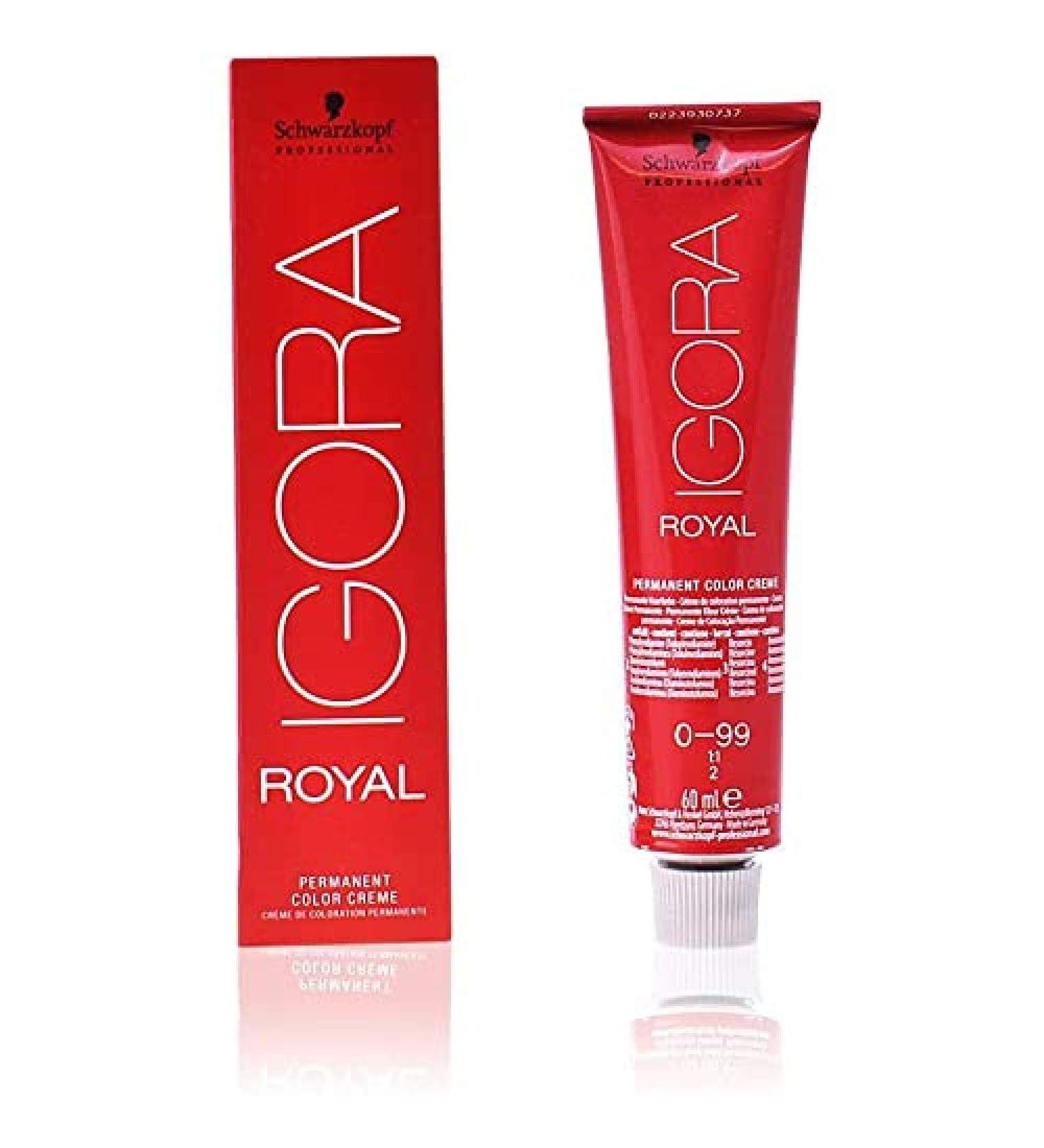 Schwarzkopf Igora Royal NEW 0-99 Violet Concentrate 60ml Purple - Pack of 1 - Buy Online on GoSupps.com