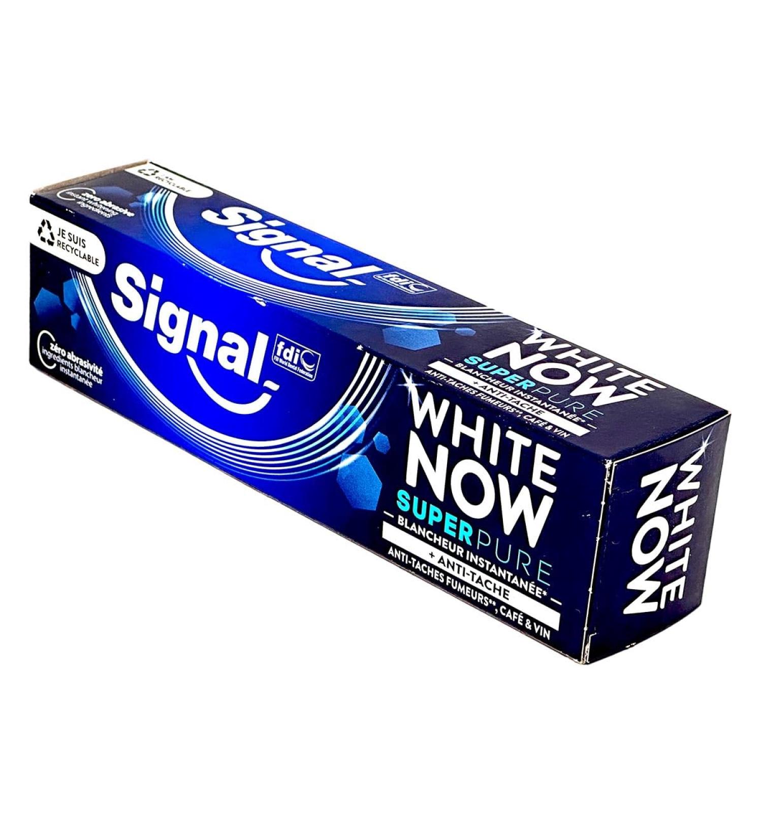 Buy Signal White Now Men Toothpaste - The Ultimate Whitening Formula Designed for Men - Buy Online on GoSupps.com