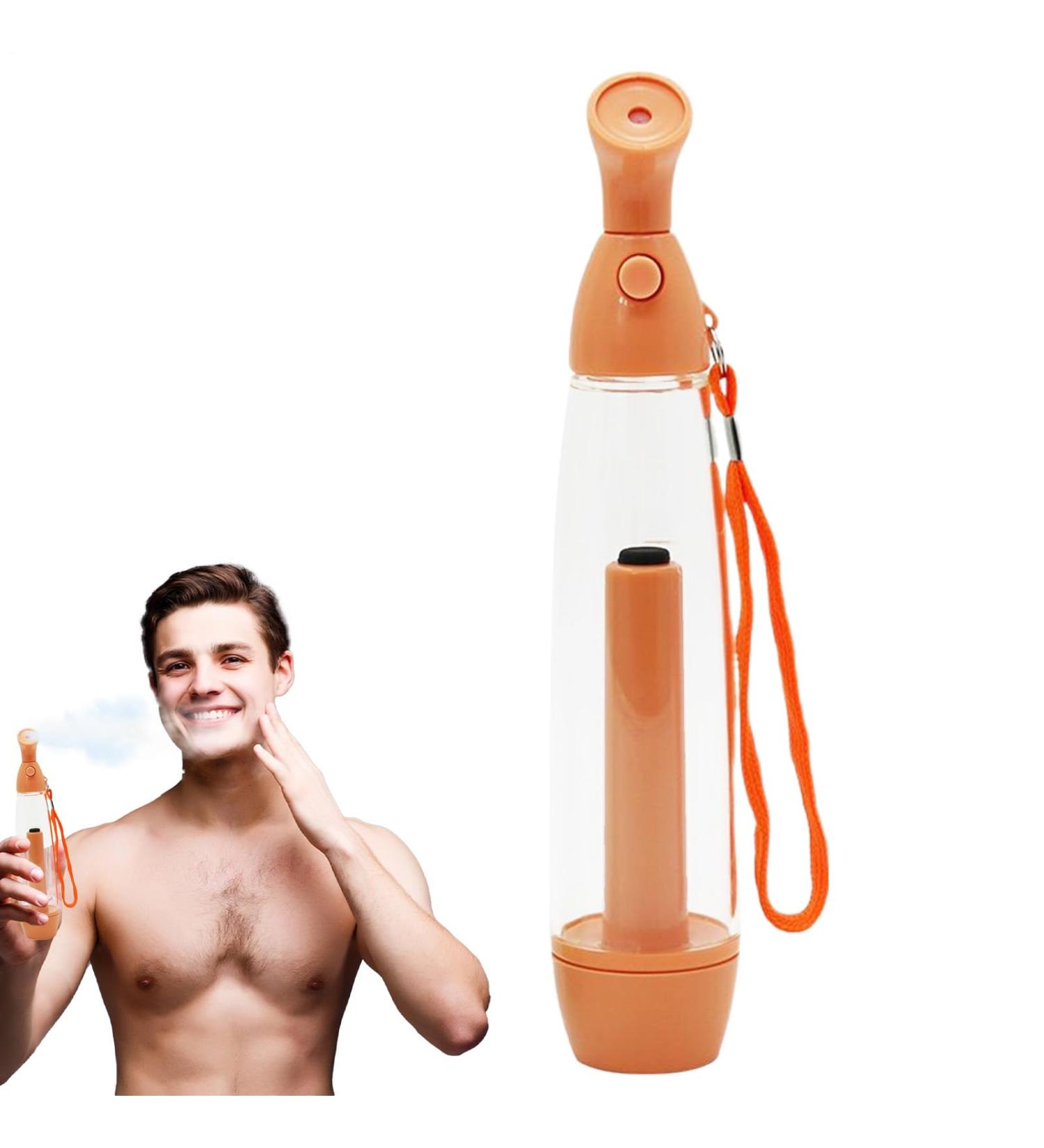 Pulv risateur facial | atomiseur pratique de brumisation pour visage hydratant vaporisateur manuel pour soins de la peau portable pour usage quotidien la maison et en plein air Orange - Buy Online on GoSupps.com