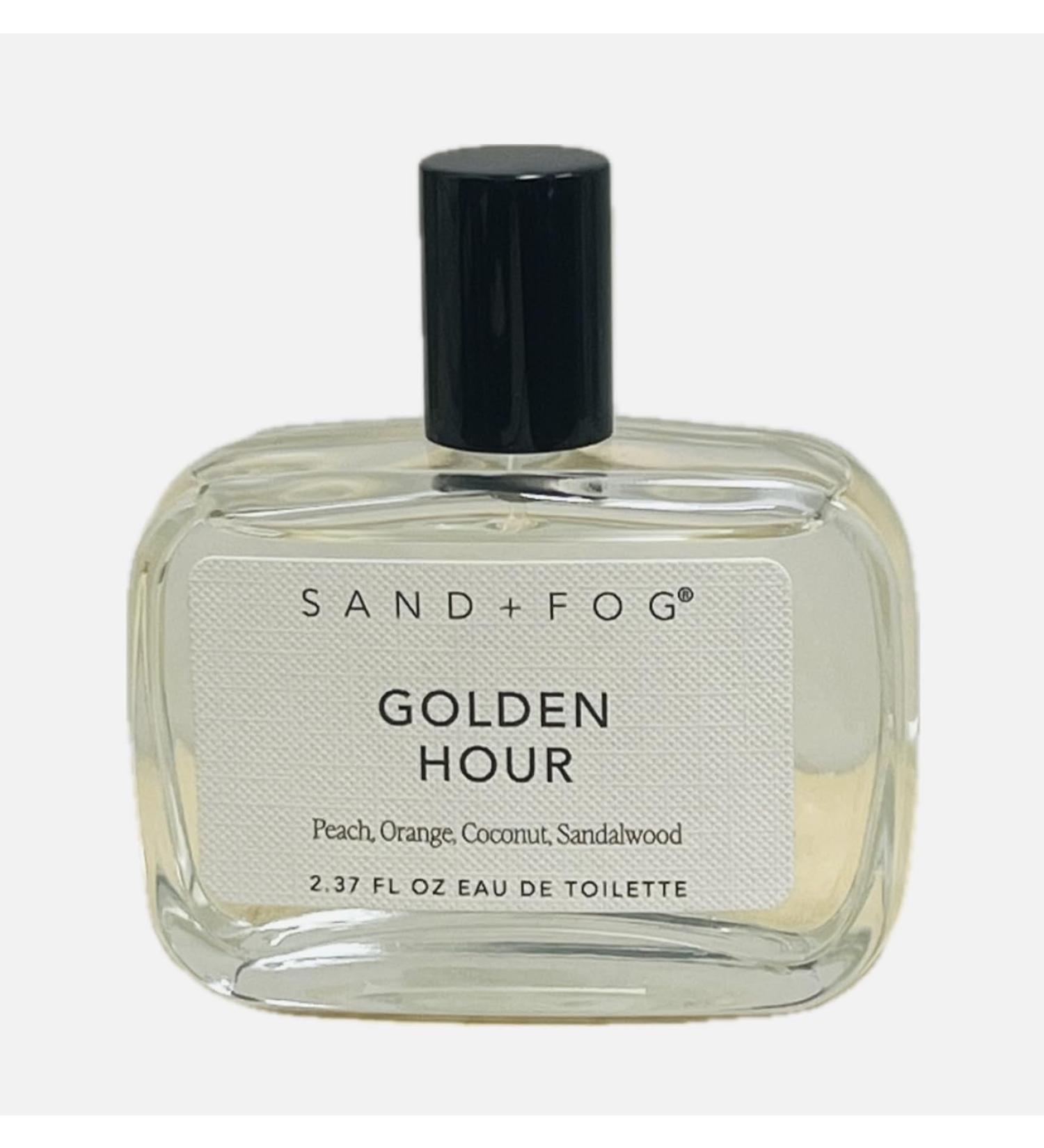 Sand and Fog Golden Hour Eau De Toilette Spray 2.37 fl oz Peach orange coconut sandalwood unboxed