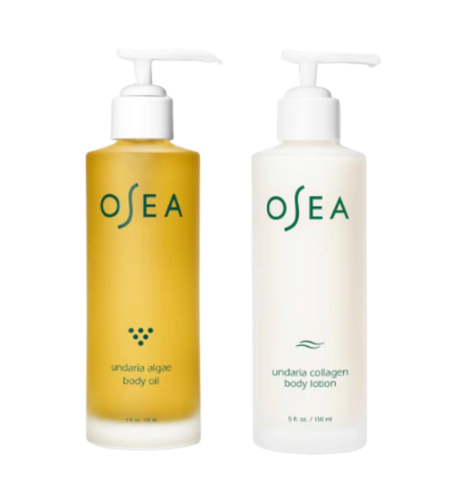 OSEA Mega Moisture Duo - Undaria Collagen Body Lotion and Undaria Algae Body Oil