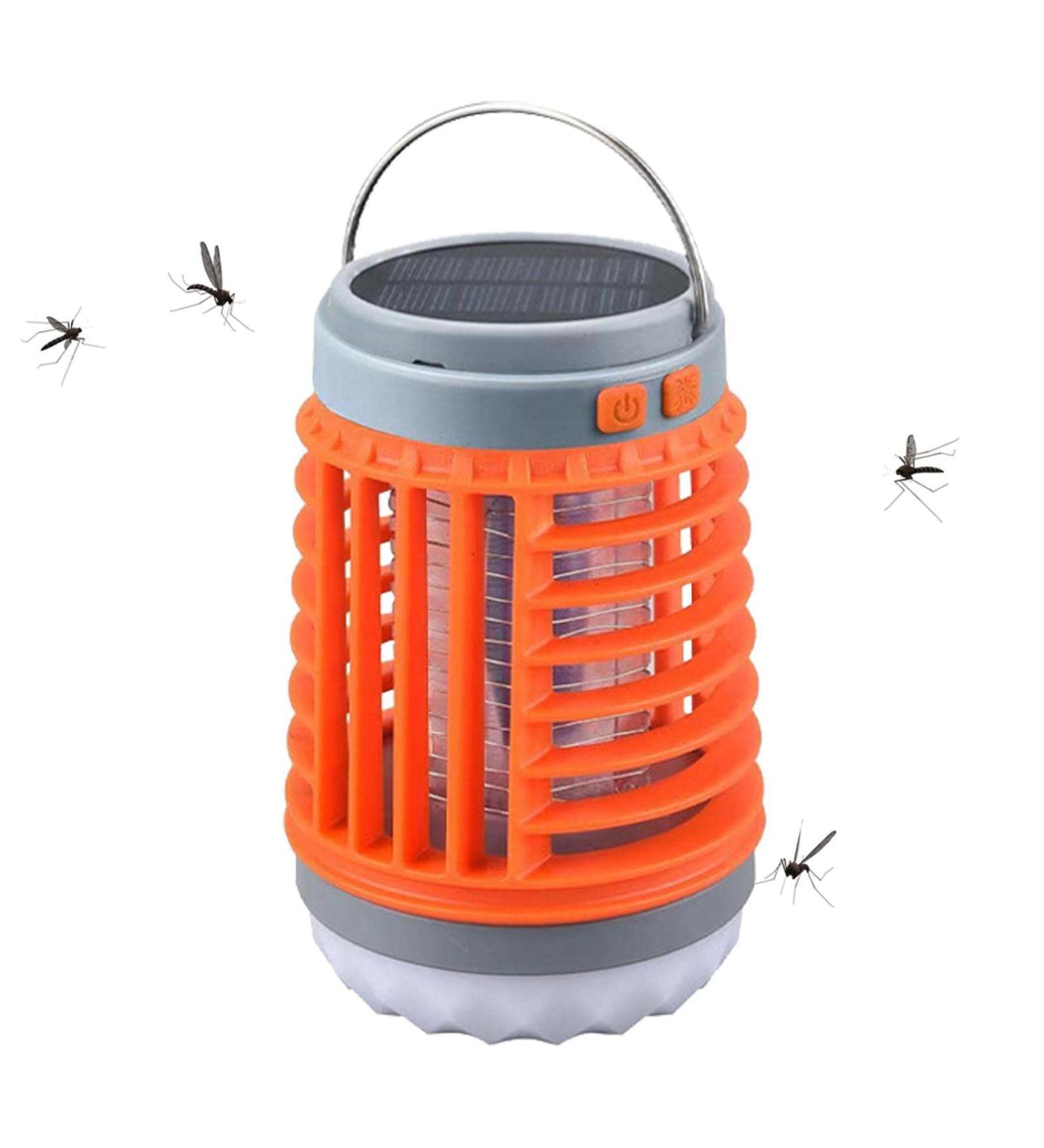 Buggs Zapper Outdoor LED UV Light Mosquitoes Zapper for Outdoor Indoor Waterproof Mosquitoes Killers Portable Solar and USB Charging Buggs Zapper for Home Camping Use - Buy Online on GoSupps.com