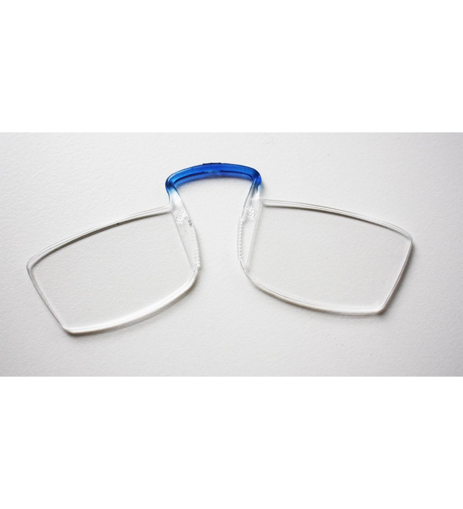 argus reading glasses pince-nez transparent in credit card format for women or men (+1.5 dpt.)