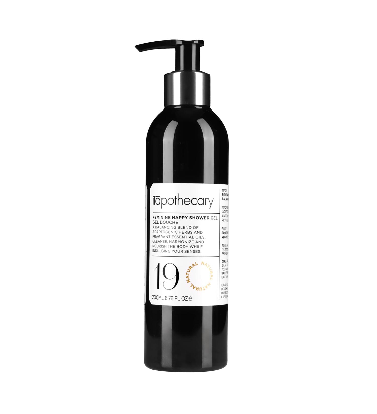 ilapothecary Feminine Happy Shower Gel - Balancing Body Wash with Essential Oils for Women - Cleanse and Nourish - Personal Care Products - 6.76 oz
