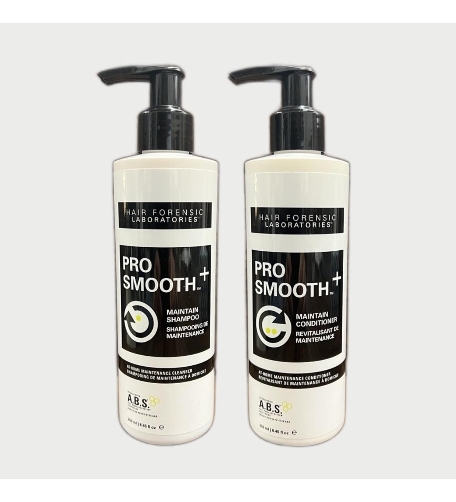 Hair Forensic ProSmooth+ Maintain Shampoo and Conditioner Bundle | At Home Maintenance Conditioner | Ideal for Chemically-treated Hair (250ml + 250ml) - Buy Online on GoSupps.com