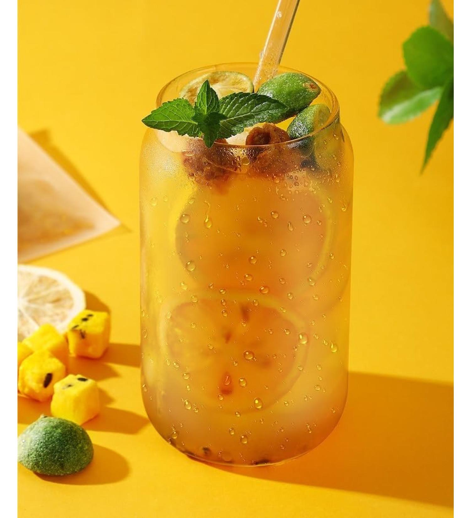 15 G X 10 Sachets | Th Glac Aux Fruits D' t | Hydratation Quotidienne | Acidul Et Sucr | Emball Individuellement for Un Transport Facile(1PCS)