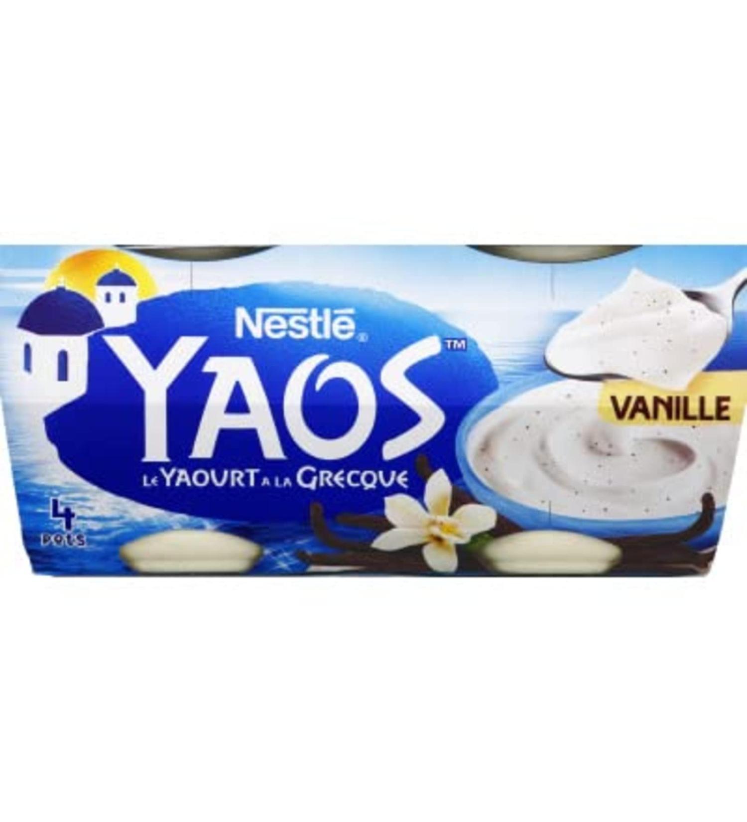 Yaos Yaourt la Grecque vanille - Les 4 pots de 125g