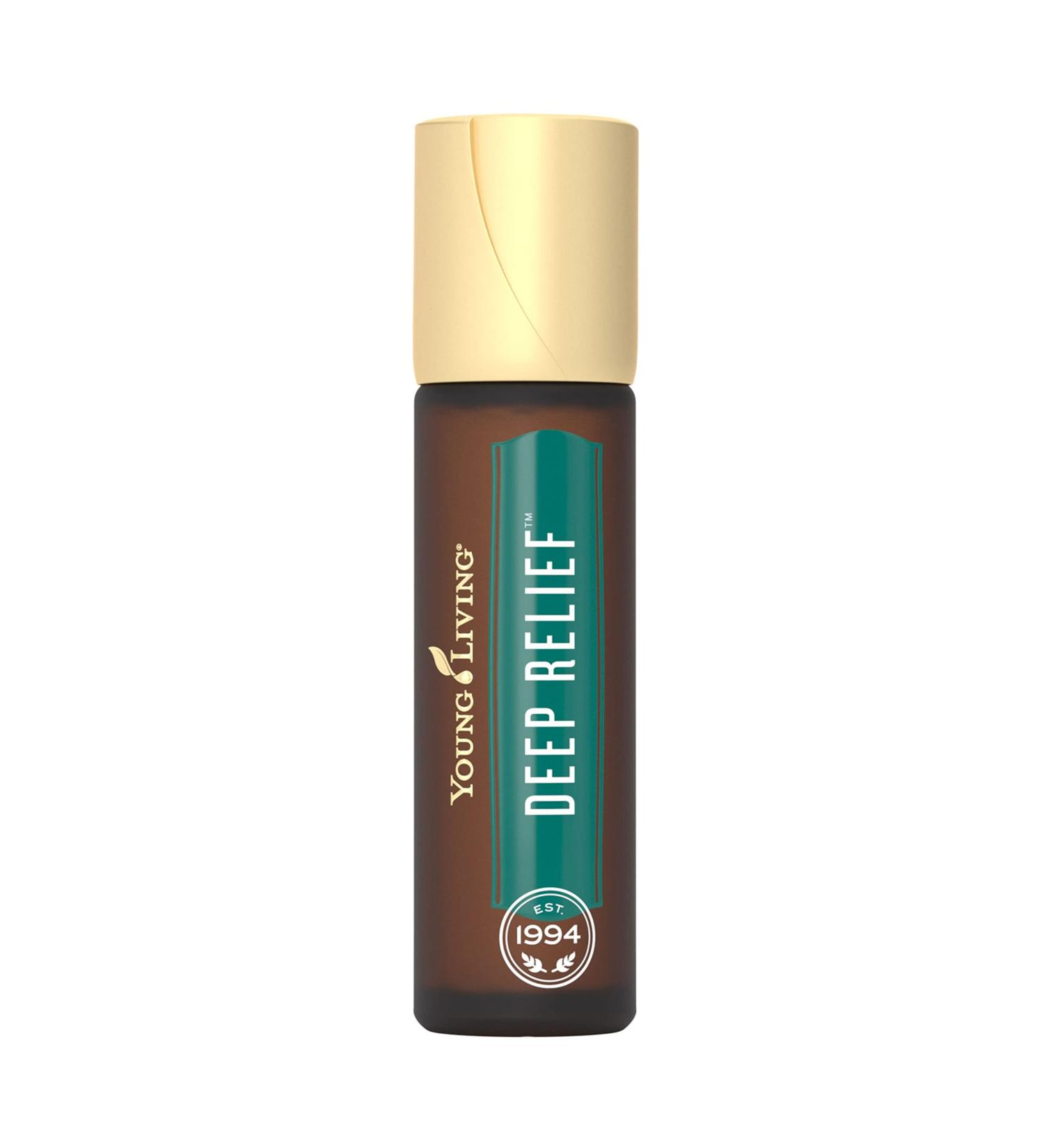 Deep Relief Essential Oil Roll-On by Young Living - Topical Pain Relief for Targeted Comfort - Buy Online on GoSupps.com