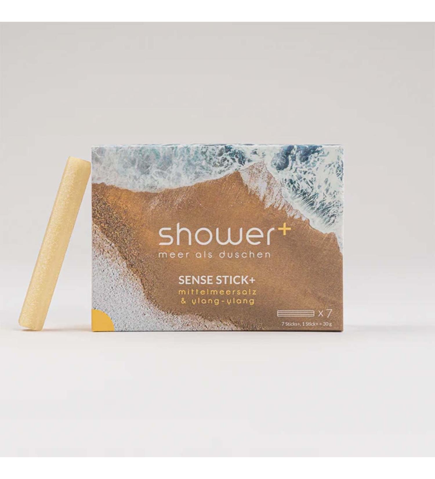 Salt Shower Sticks | 7 Pack of Mediterranean Salt & Ylang-Ylang - Refreshing Aromatherapy | International Shipping Available - Buy Online on GoSupps.com