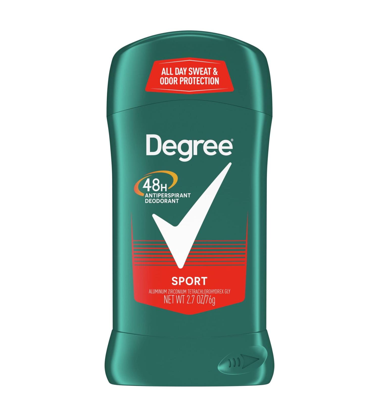 Degree Men Dry Protection Antiperspirant Deodorant Sport 2.7 oz | Pack of 12 - Long-Lasting Odor Protection for Active Men | International Shipping Available - Buy Online on GoSupps.com