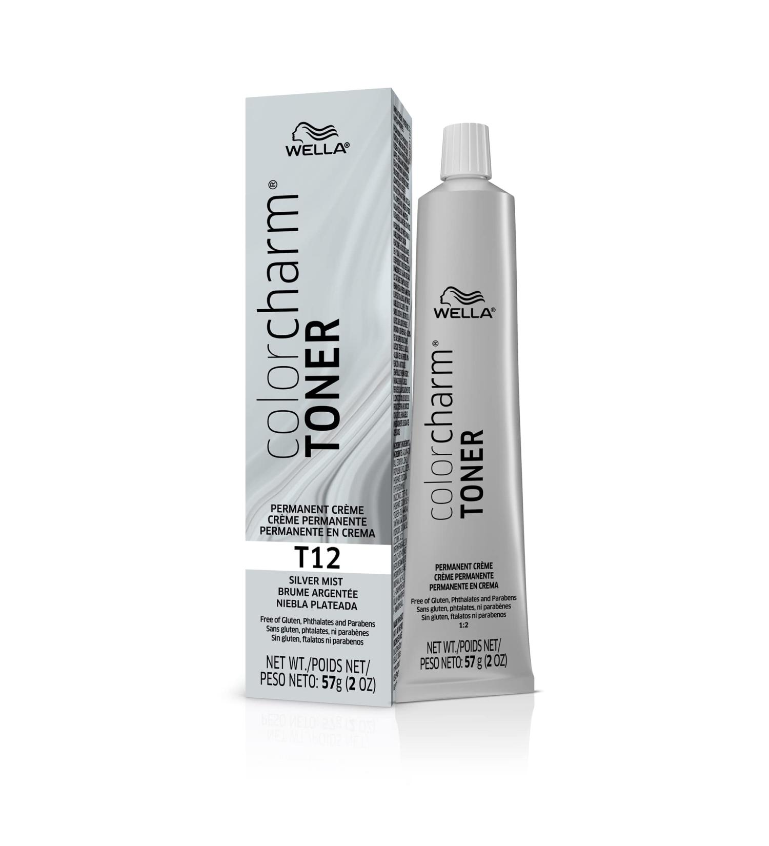 WELLA Color Charm Cr me Toner T12 Silver Mist - 2oz (1 Pack) - Buy Online on GoSupps.com