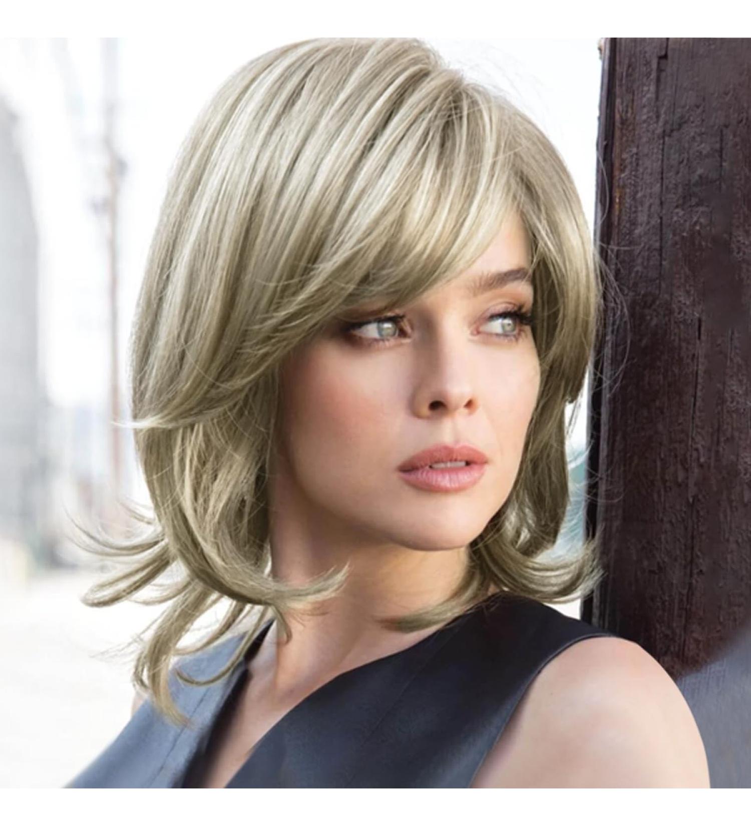 Creamily Pixie Cut Wig: Shaggy Layered Fluffy Brown Mixed Blonde 80s Mullet Rocker Wigs for Women - Buy Online on GoSupps.com