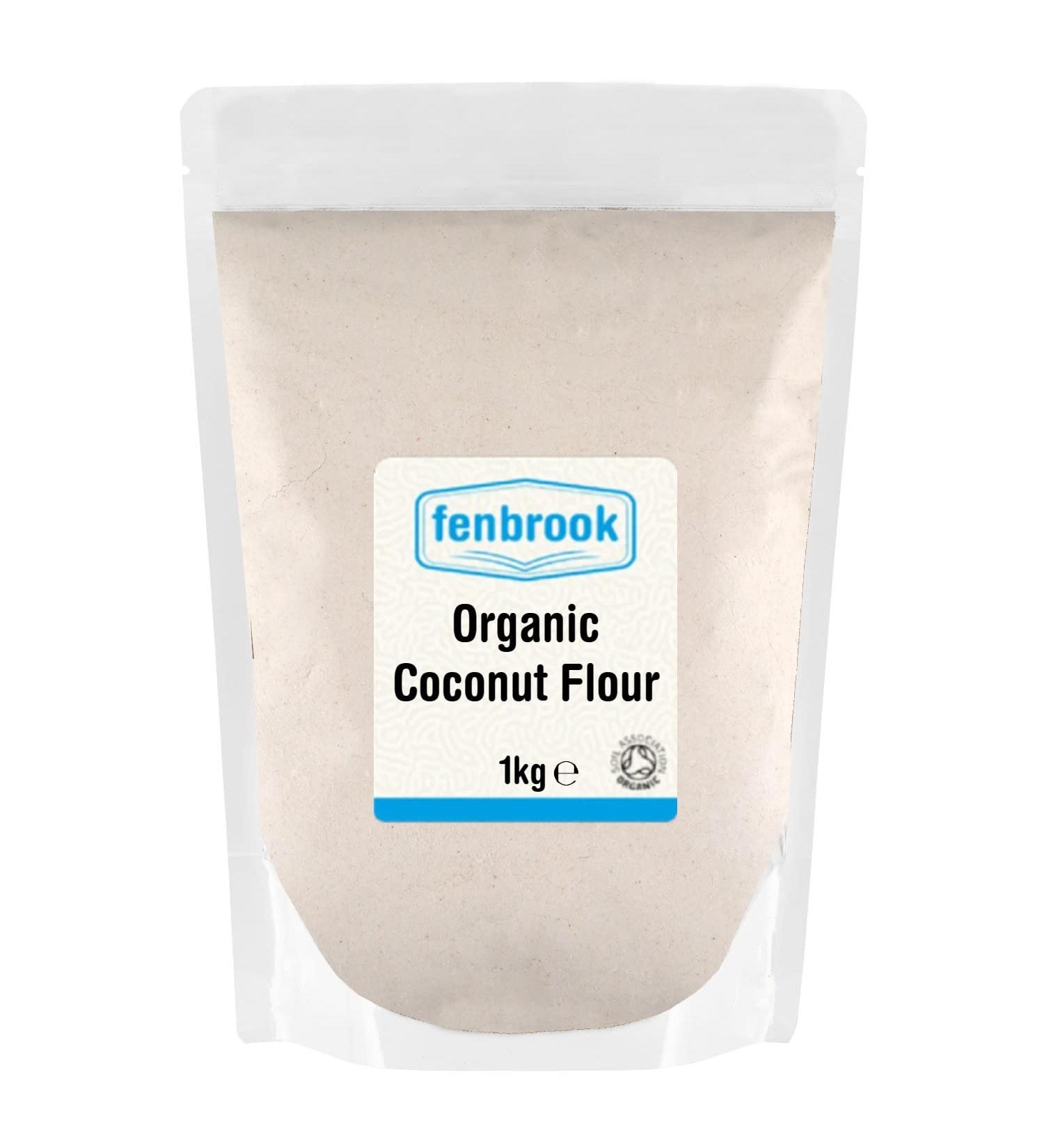 Organic Coconut Flour 1kg Certified Organic by Fenbrook Organic - Buy Online on GoSupps.com