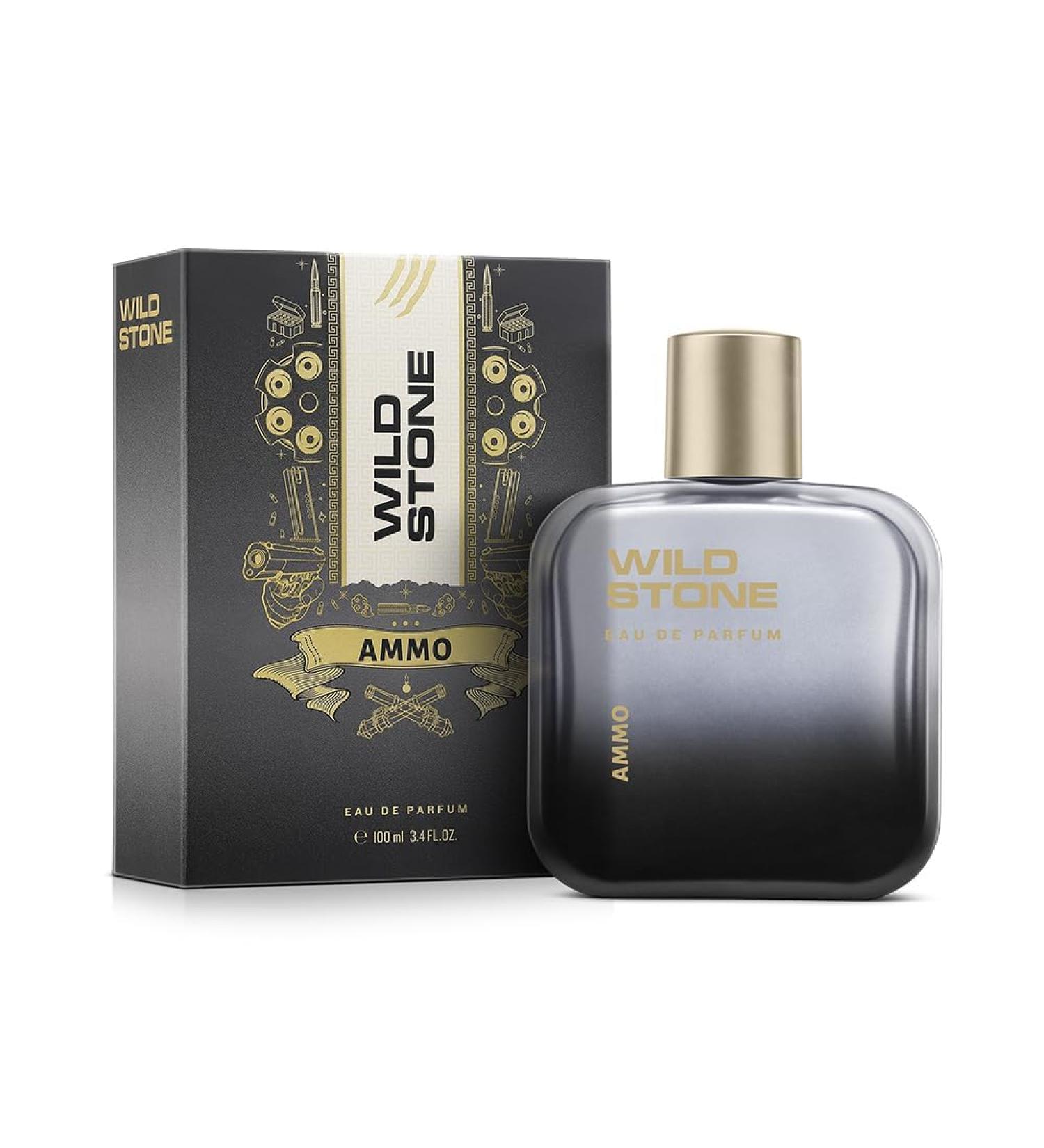 Wild Stone Ammo Eau De Parfum for Men 100ml|Spicy and Woody Long Lasting Perfume for Men|Premium Perfume|EDP - Buy Online on GoSupps.com