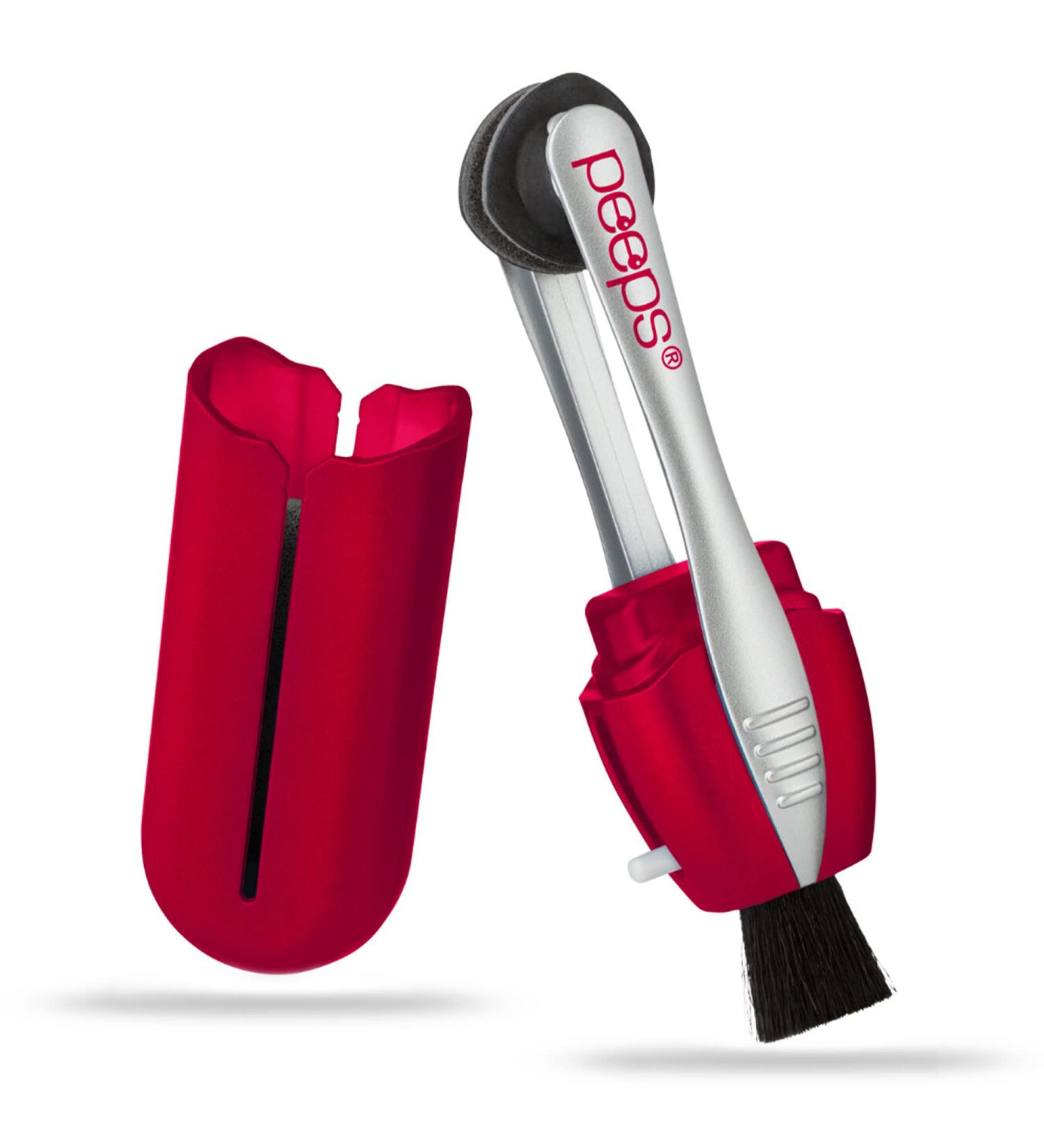 Carbon Klean Peeps Lens Cleaner - NASA Approved Carbon Microfiber Technology - 500 Uses - Red Soft Touch - Buy Online on GoSupps.com