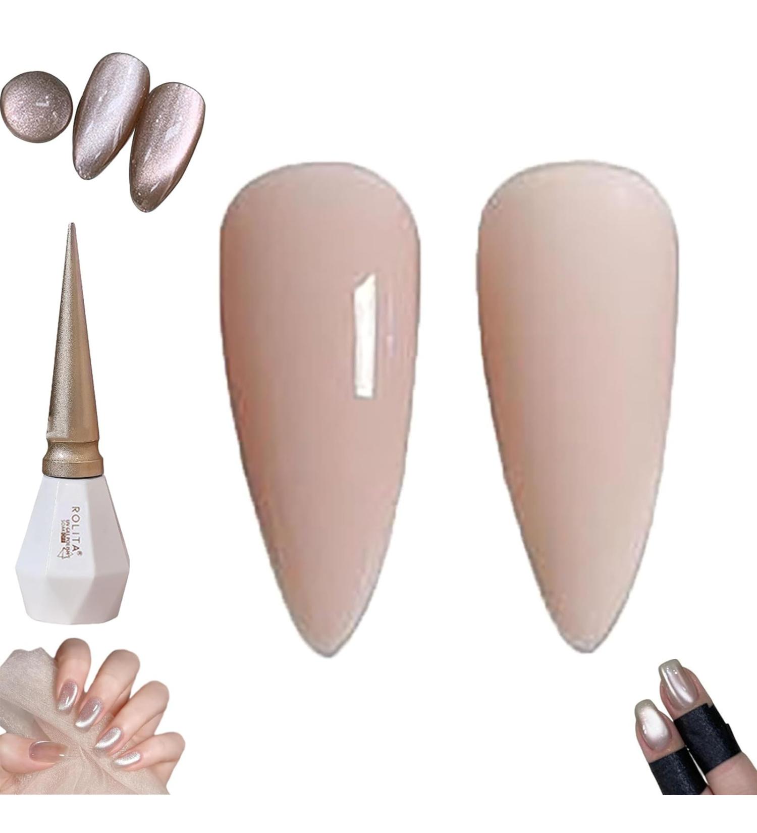 Rolita Gel Polish 2024 New 16 Colors Nude Gel Polish Rolita Nail Polish Glitter Crystal Gel Nail Polish Jelly-Colored Nail Polish Cat Eye Gel Nail Polish Quick Dry Nail Polish (0.06 Fl Oz Y-14) 0.06 Fl Oz Y-14 - Buy Online on GoSupps.com