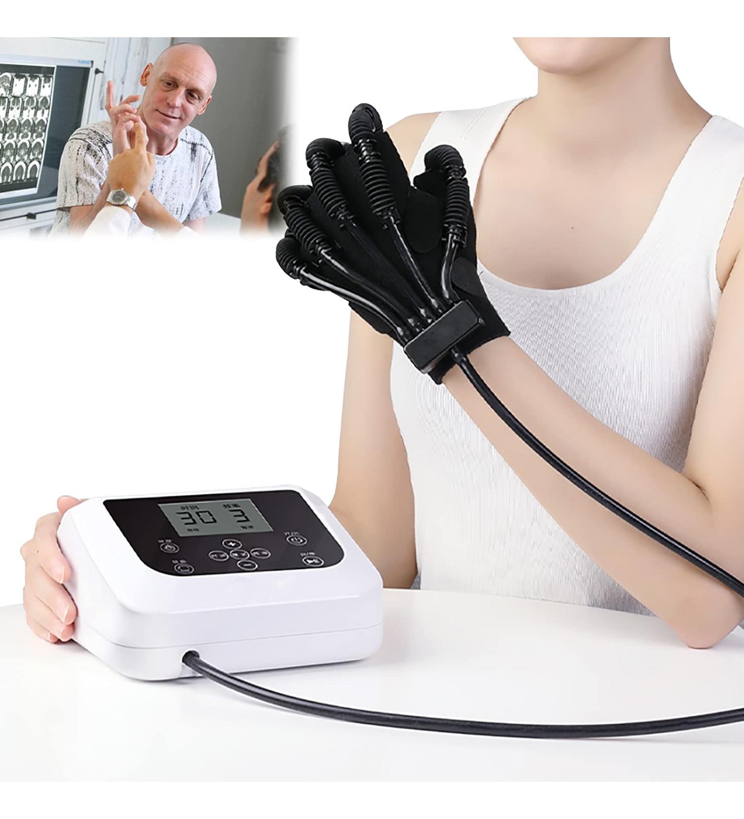 Rehabilitation Robot Gloves Finger Orthoses Exoskeleton Manual Training Soft Resting Hand Splint for Flexion Contracture Left X-Large - Buy Online on GoSupps.com