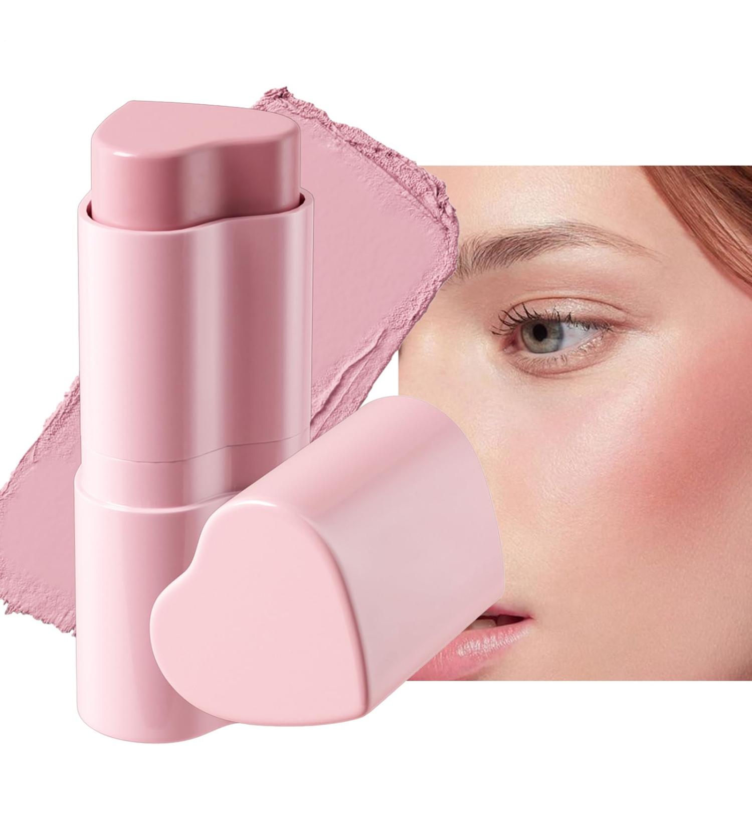  G n rique Heart-Shaped Blush Cheek Contour | 2-in-1 Cream Blush for Lips | For Women For Girls For Travel For Face Natural Beauty Makeup For Eyes For Lips For - Buy Online on GoSupps.com