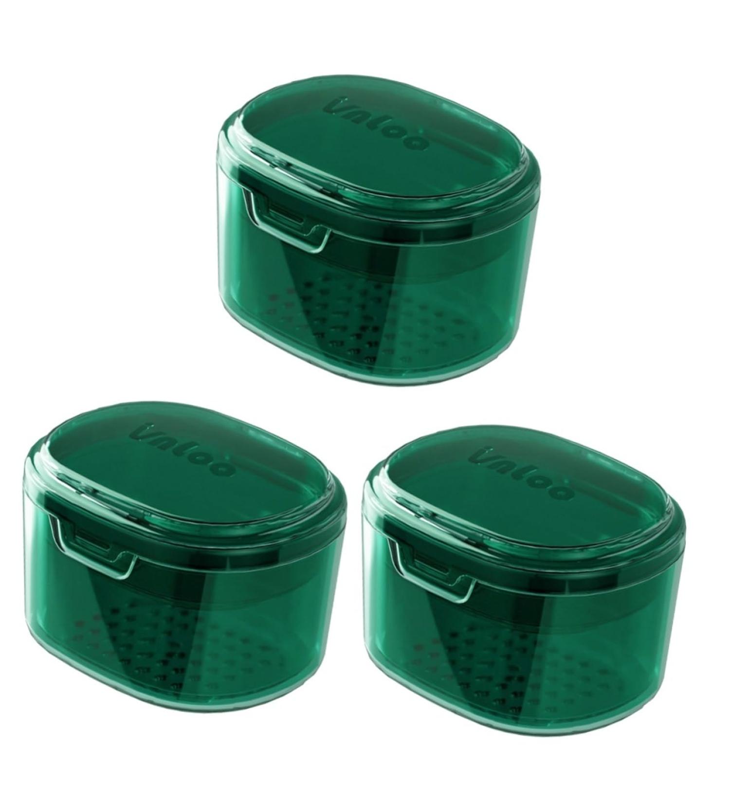 Fomiyes 3-in-1 Retainer Storage Box | Reusable Braces Case & Sieve - Travel-Friendly Prosthesis Container - Buy Online on GoSupps.com