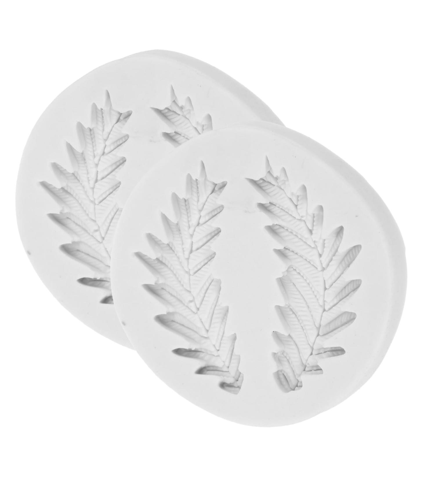 Alipis 2pcs Leaf Mold Baking Mold Chocolate Molds Mold for Cookie Silicone Gummy Molds Multi-use Silicone Mold Funny Cupcake Mold Cupcake Decorations Silica Gel White Leaves Baking Tools - Buy Online on GoSupps.com