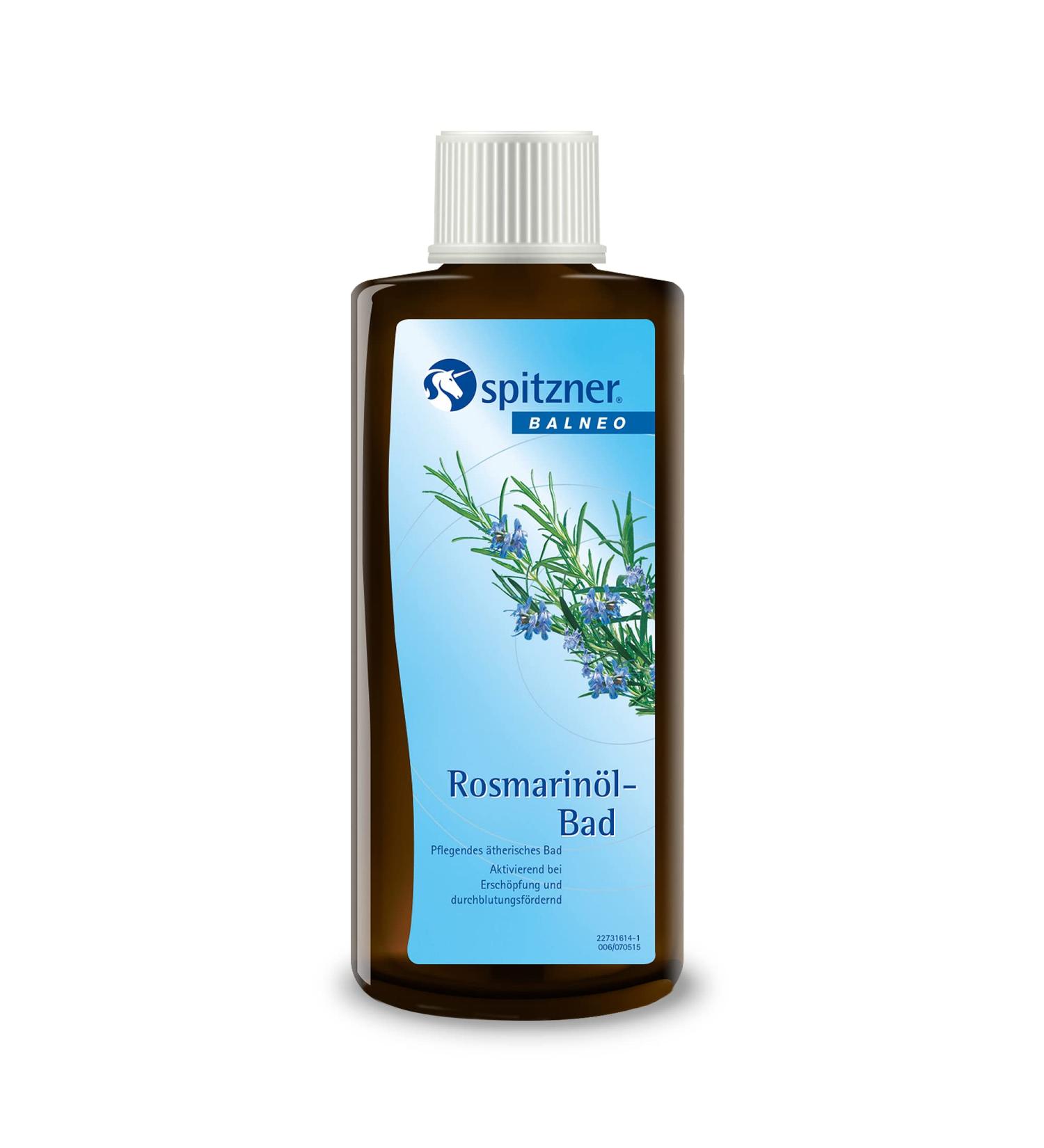 Spitzner Health Bath Rosemary Oil 190ml | Essential Oil Bath Essence for Circulation & Wellness - Buy Internationally - Buy Online on GoSupps.com