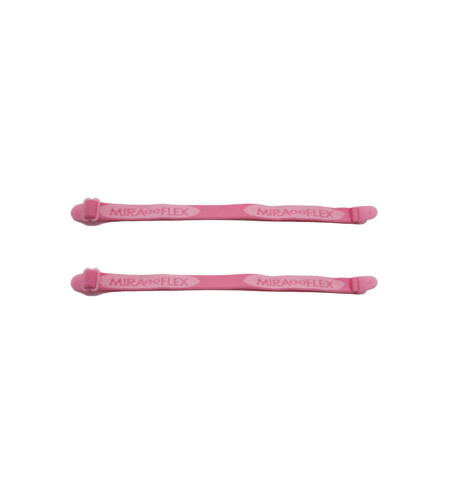 Miraflex Replacement Medium Adjustable Elastic Head Strap - Pink(2pack)