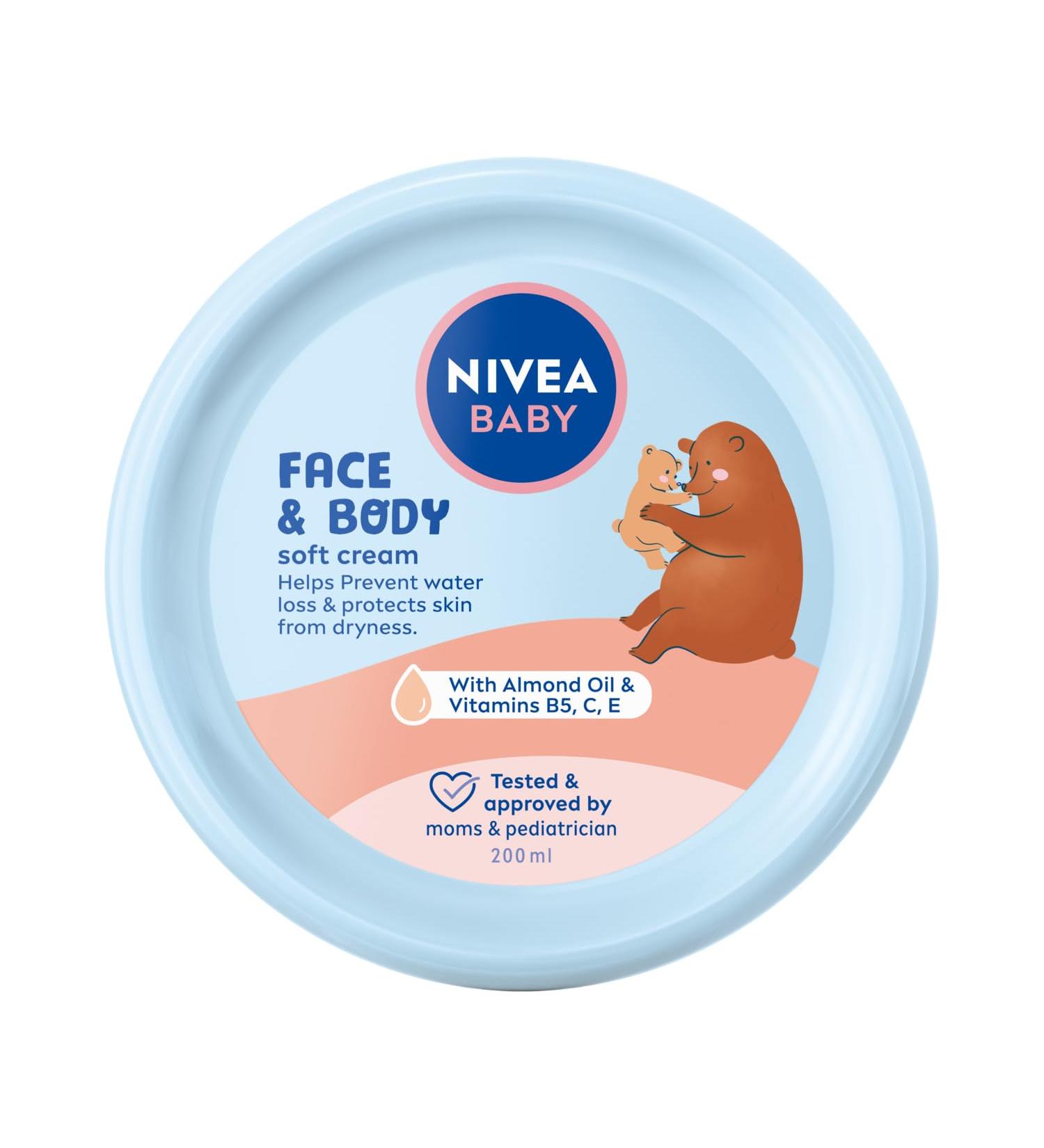 NIVEA BABY Face and Body Care Cream 200ml | Gentle Moisturizing for Babies | International Shipping Available - Buy Online on GoSupps.com