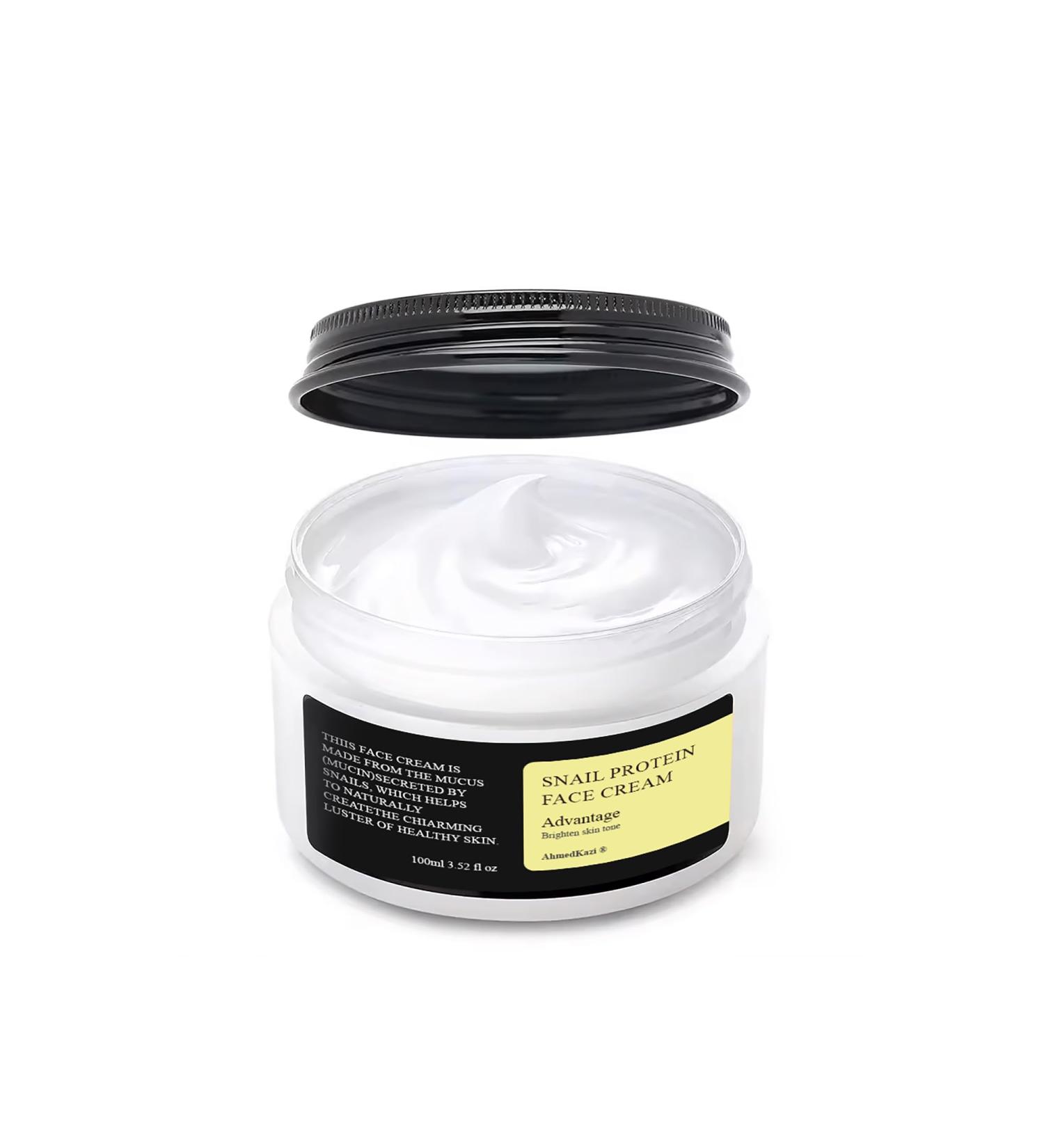 Snail Mucin Moisturizer Cream for Dry & Acne-Prone Skin | Dermatologist Tested Paraben & Sulfate-Free Face Cream - Buy Online on GoSupps.com