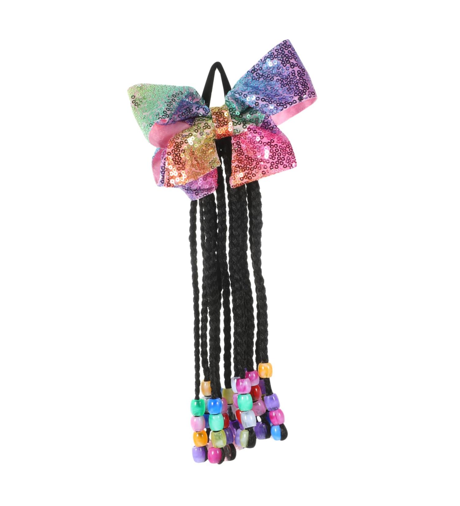 Toyvian Hair Accessories Women Hair Extensions Braiding Hair Colorful Hair Extension Hair Extensions Decoration Hair for Braiding Cosplay Hair Accessory Chemical Fiber Wig Ponytail Miss As Shown 03 29X16CM - Buy Online on GoSupps.com