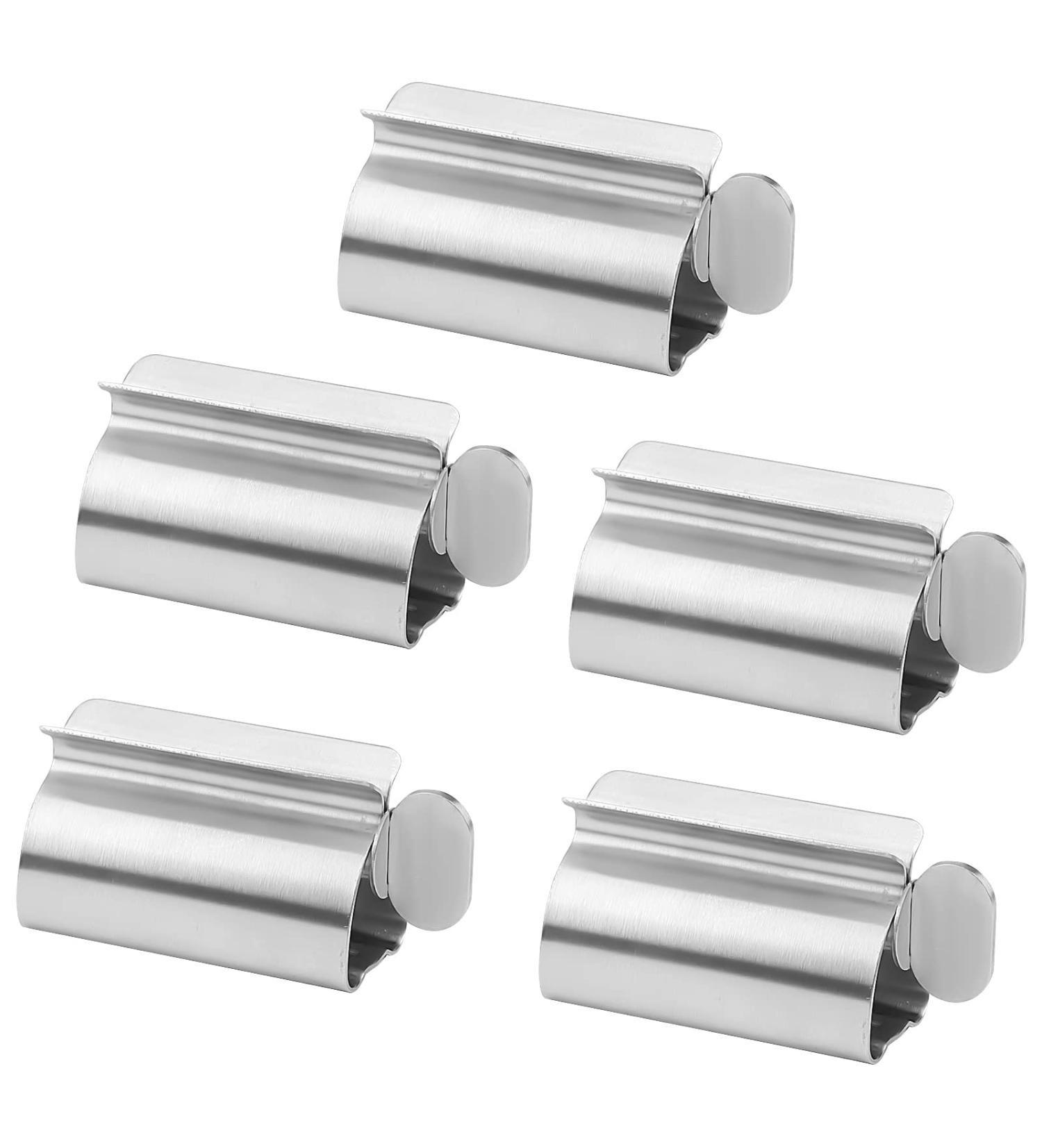 Pingui 5-Piece Stainless Steel Toothpaste Tube Squeezer Set | Universal Toothpaste Dispenser & Press - Perfect for All Tubes - Buy Online on GoSupps.com