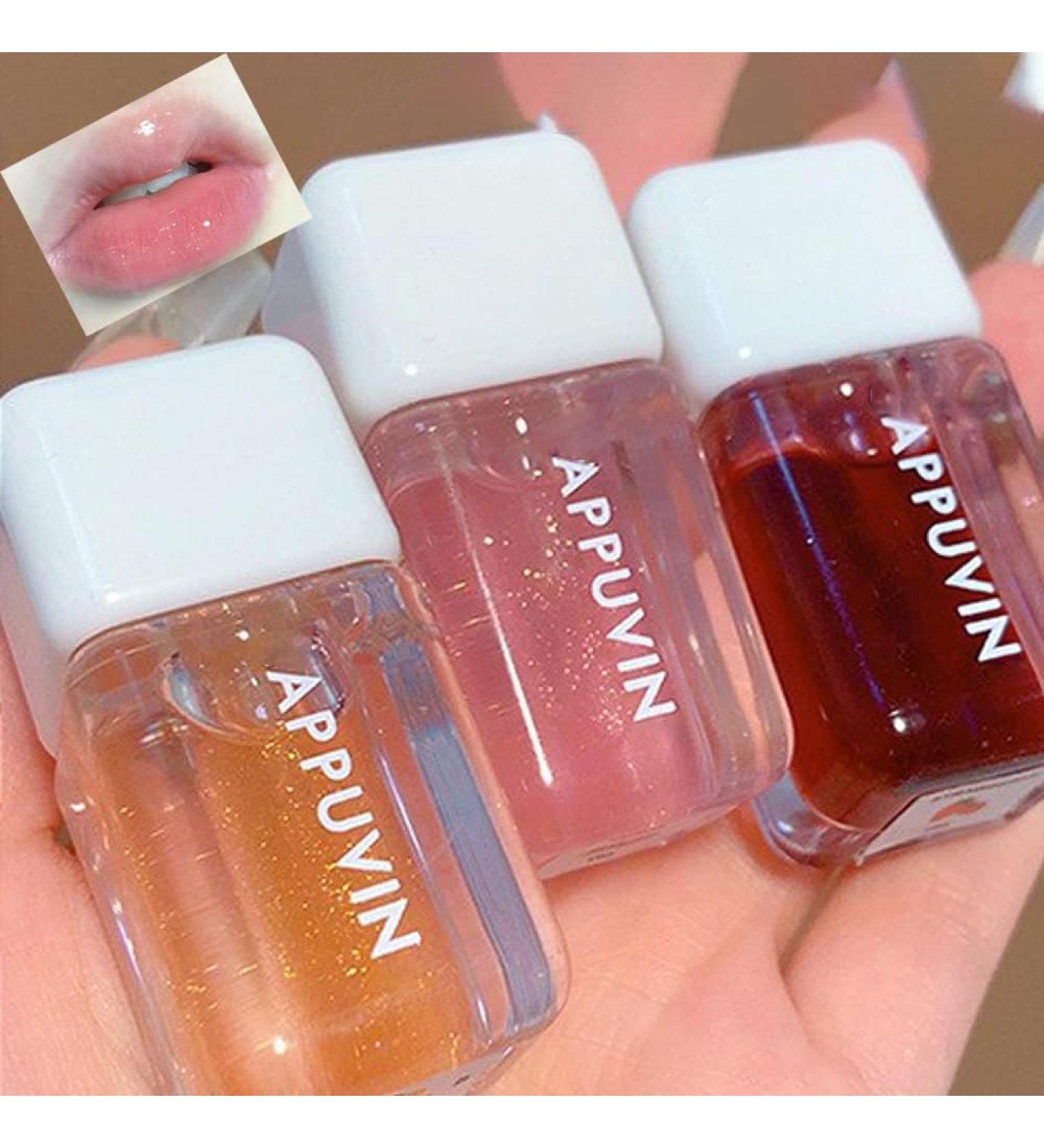 Sitovely 3PCS Moisturizing Lip Oils Plumping Lip Gloss Transparent Lip Gloss Transparent Lip Plumping Lip Gloss Shimmering Lip Balm for Lip Care - Buy Online on GoSupps.com