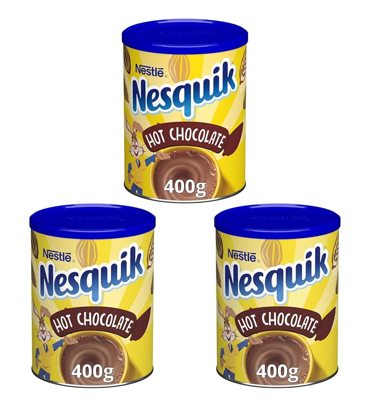 Nesquik Hot Chocolate 400 g (Pack of 3) - Buy Online on GoSupps.com