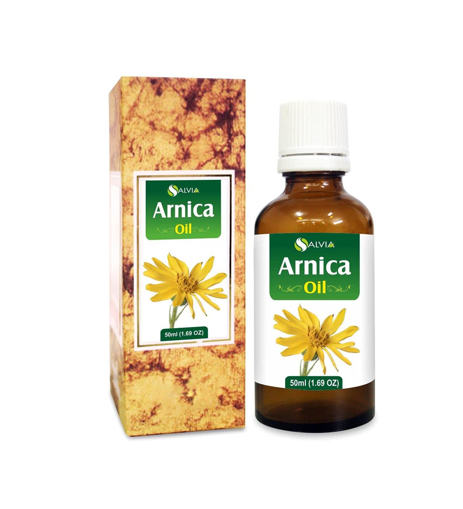 Buy Salvia Arnica Essential Oil (Arnica Montana) - 50 ml Natural Healing Oil for Pain Relief - Ships Internationally - Buy Online on GoSupps.com