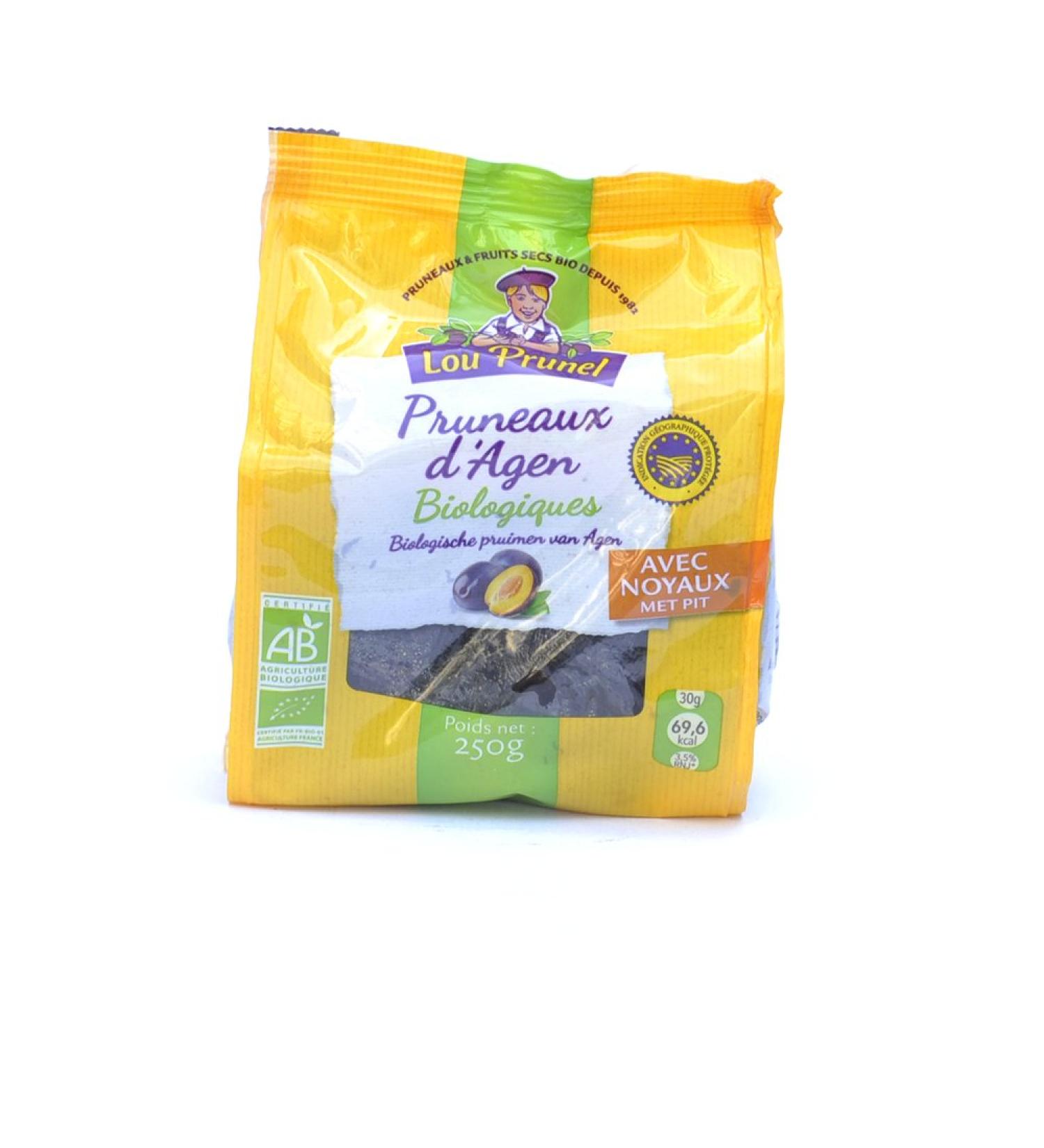 Lou Prunel Pruneaux d'Agen 44/55 Very Large With Stones 0.5 g 1 Unit