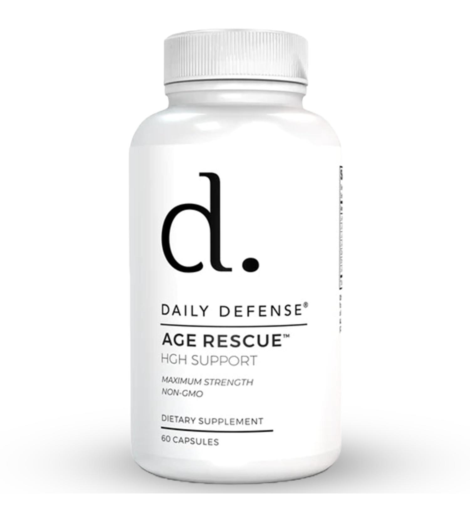 Age Rescue Anti Aging Amino Acids Supplement - HGH Supplements for Men & Women with Colostrum and Amino Acids to Improve Immunity Energy Focus & Youthful Skin Tone for Overall Wellness-60 Capsules - Buy Online on GoSupps.com