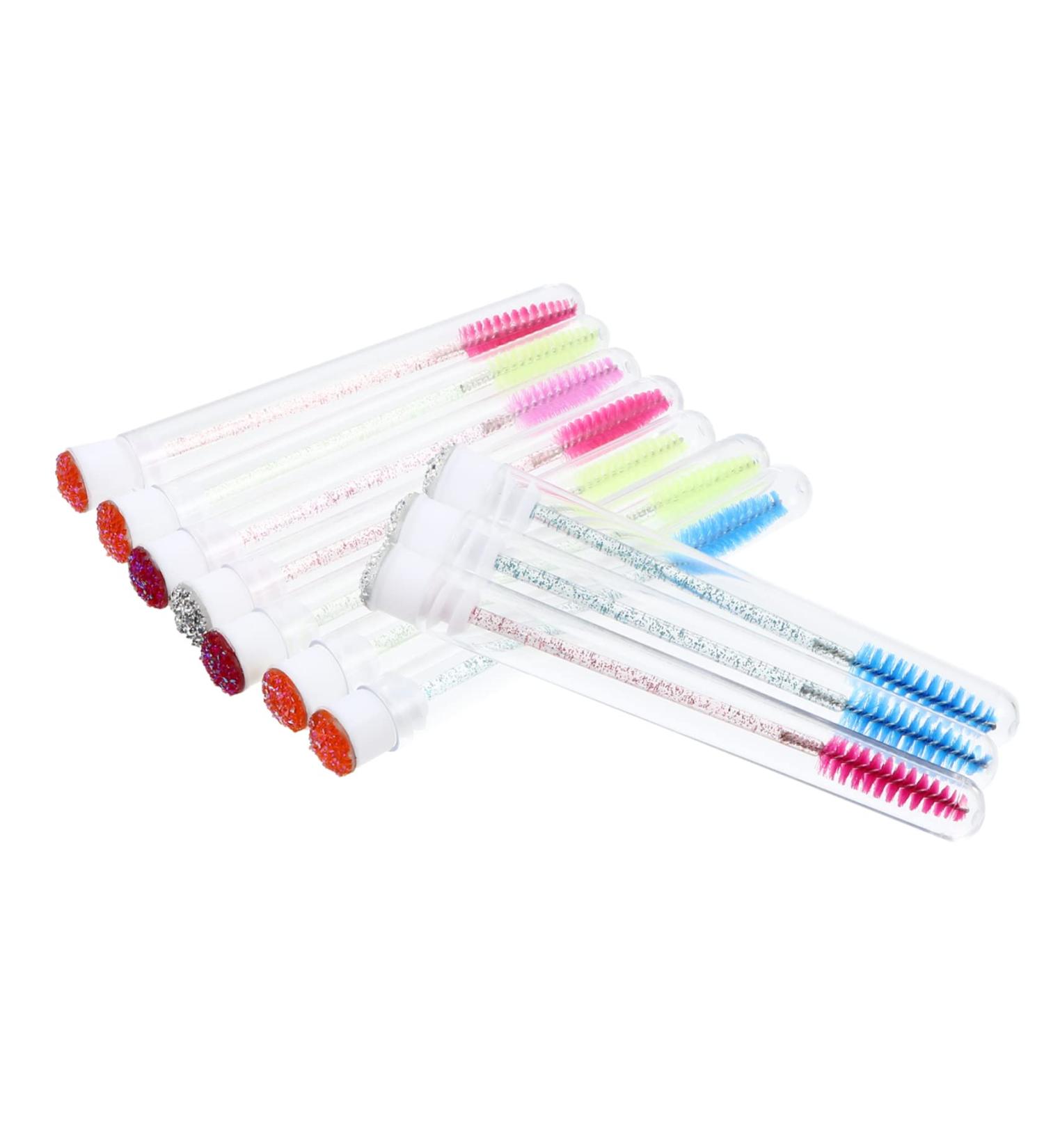 Healvian 10pcs Mascara Wand Tube Refillable Tubes Lipgloss Makeup Tool Kits Refillable Mascara Tube Plastic - Buy Online on GoSupps.com