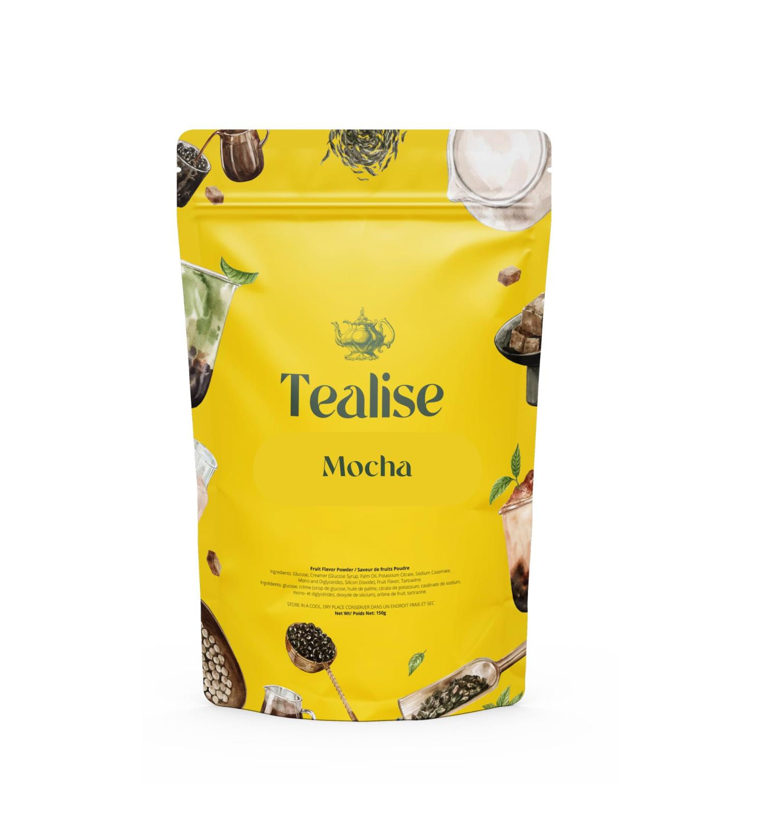 TEAliSe Instant Boba Tea Mix Mocha 150g
