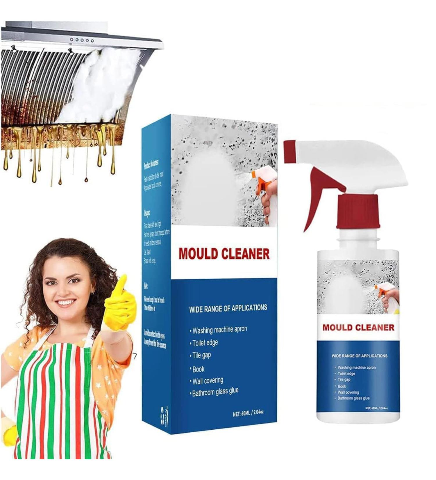Quick-Acting Foaming Stain Remover Spray Cleaner Foam Mould Cleaner Spray Mildew Cleaner Foam Household Removal Foam Spray for Kitchen Bathroom (1pcs) - Buy Online on GoSupps.com