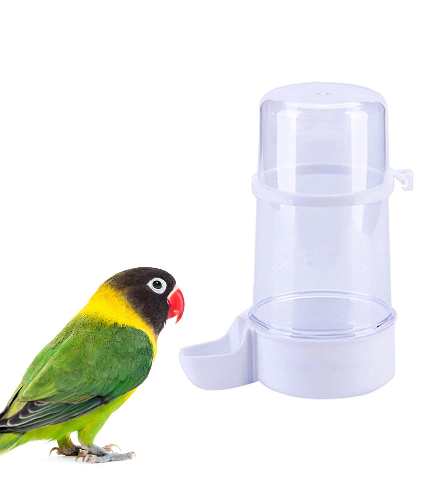 YJJKJ Pet Bird Water Feeder - 13.5 Oz Automatic Parrot Dispenser for Bird Cage - Ideal for Parakeet, Budgie, Lovebirds, Cockatiel - 1PCS - Buy Online on GoSupps.com