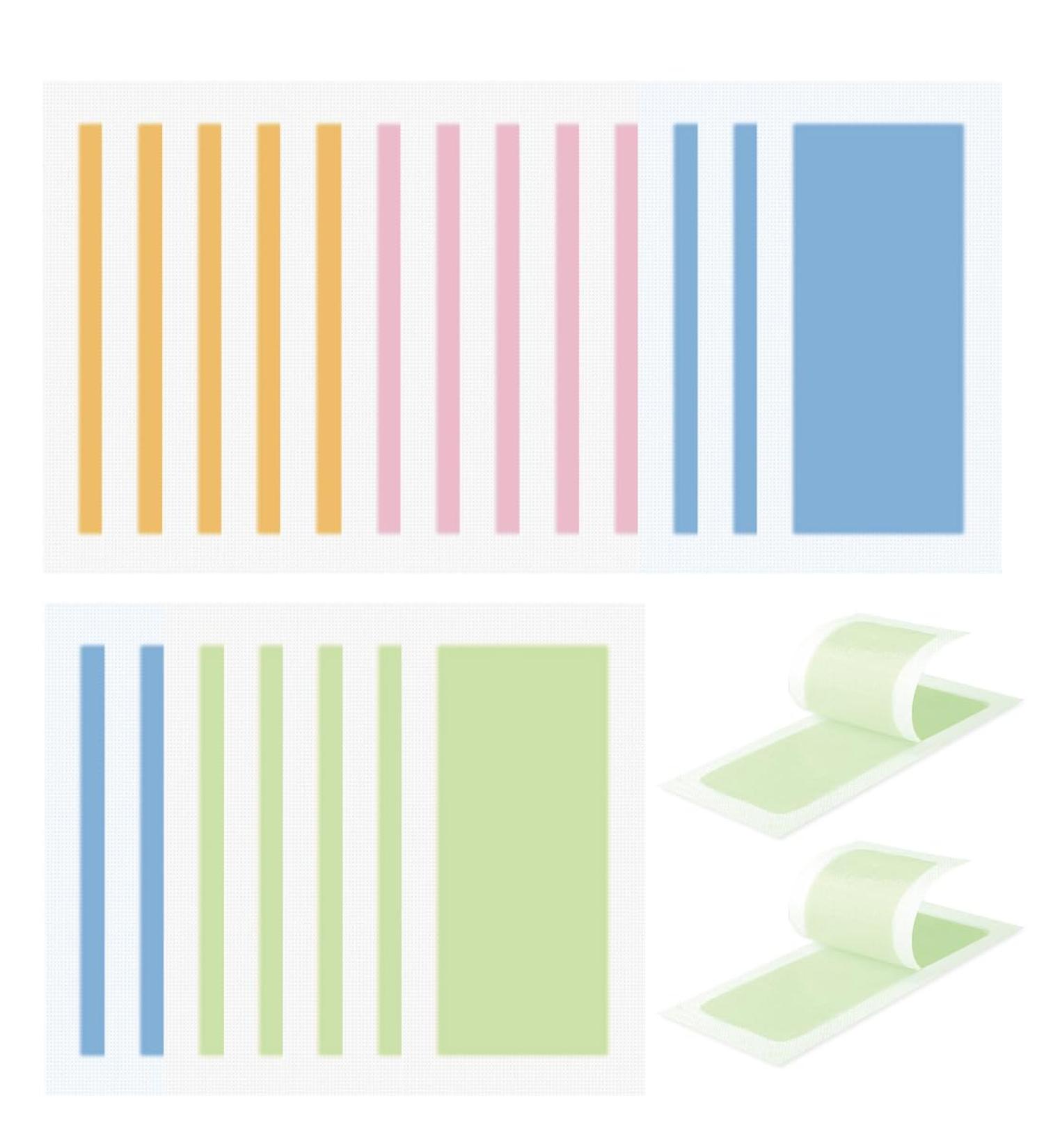 Jtuypt 20 PCs Wax Strips for Hair Removal Face Lips & Eyebrows | Cold Wax Depilation for All Skin Types - Buy Online on GoSupps.com