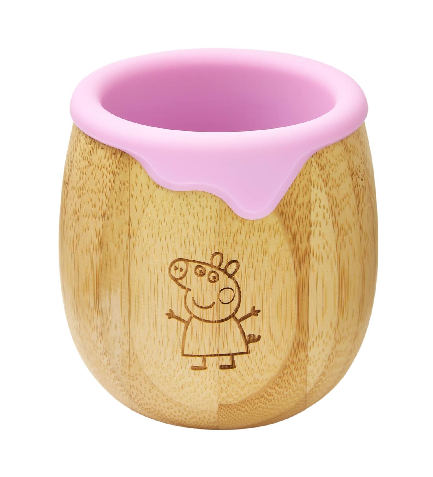 Peppa Pig X Baby and Toddler Sippy Cup - 150ml Eco-Friendly Dinky Cup with Silicone Drip Rim - Ideal Toddler Transition Cup - Buy Online on GoSupps.com