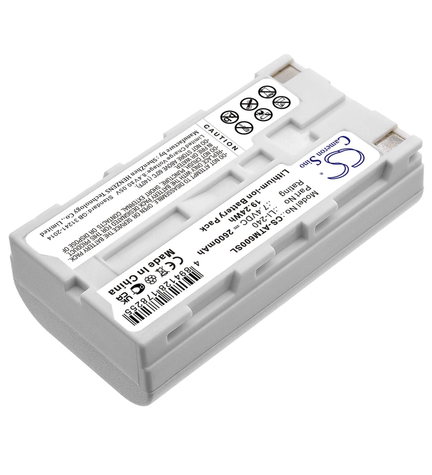 Replacement Battery for Audio-Technica ATCS-M60 & ATUC-IRDU - LI-240 2600mAh/7.4V International Shipping - Buy Online on GoSupps.com