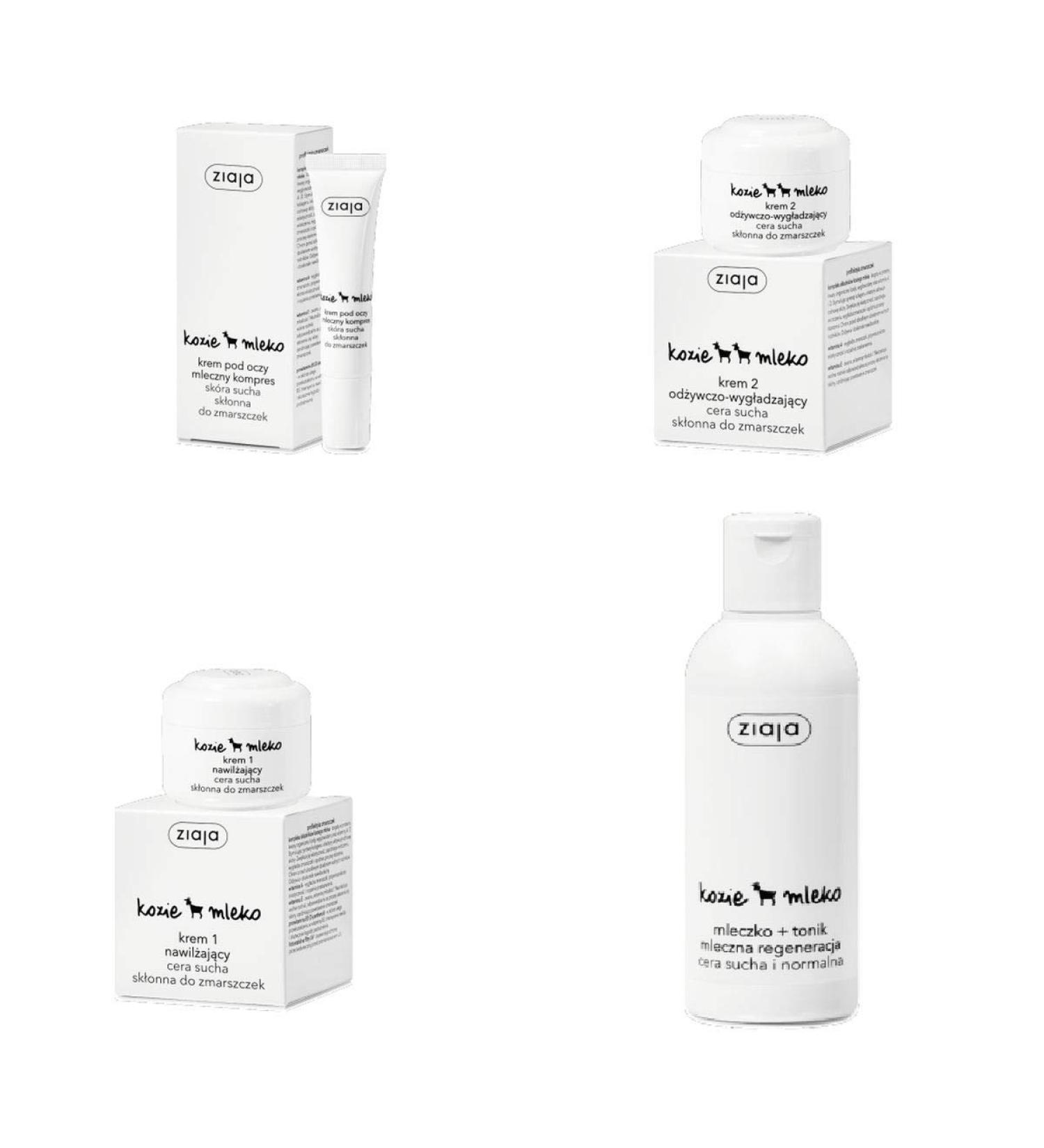 Ziaja Range of cosmetics based on goat milk